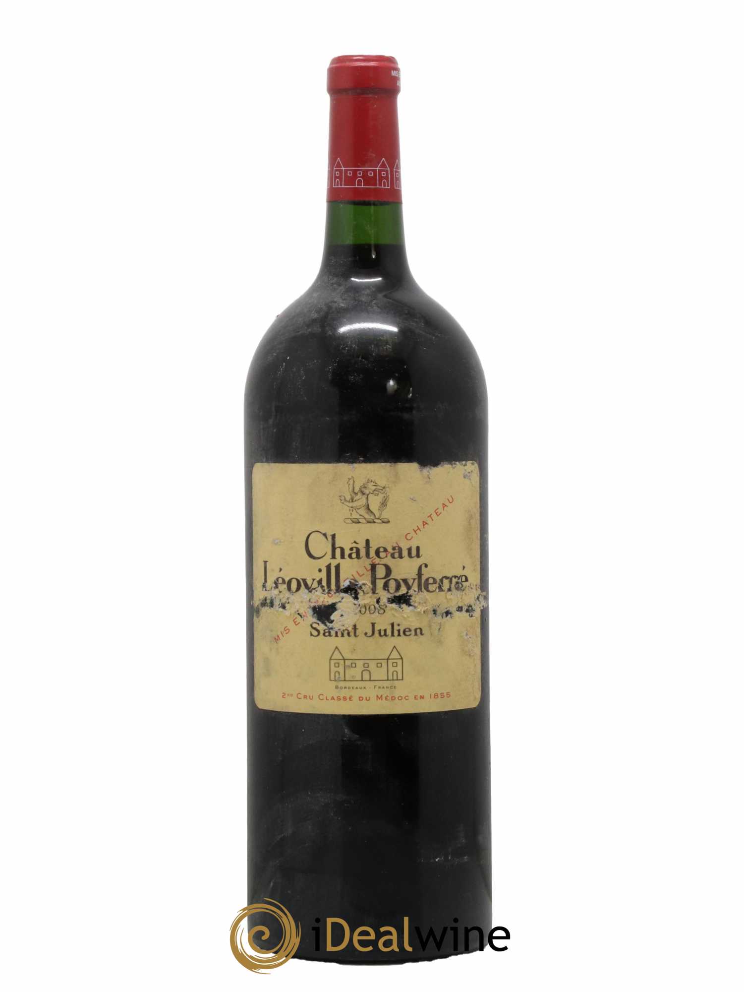 Château Léoville Poyferré 2ème Grand Cru Classé 2008 - Lot de 1 magnum - 0