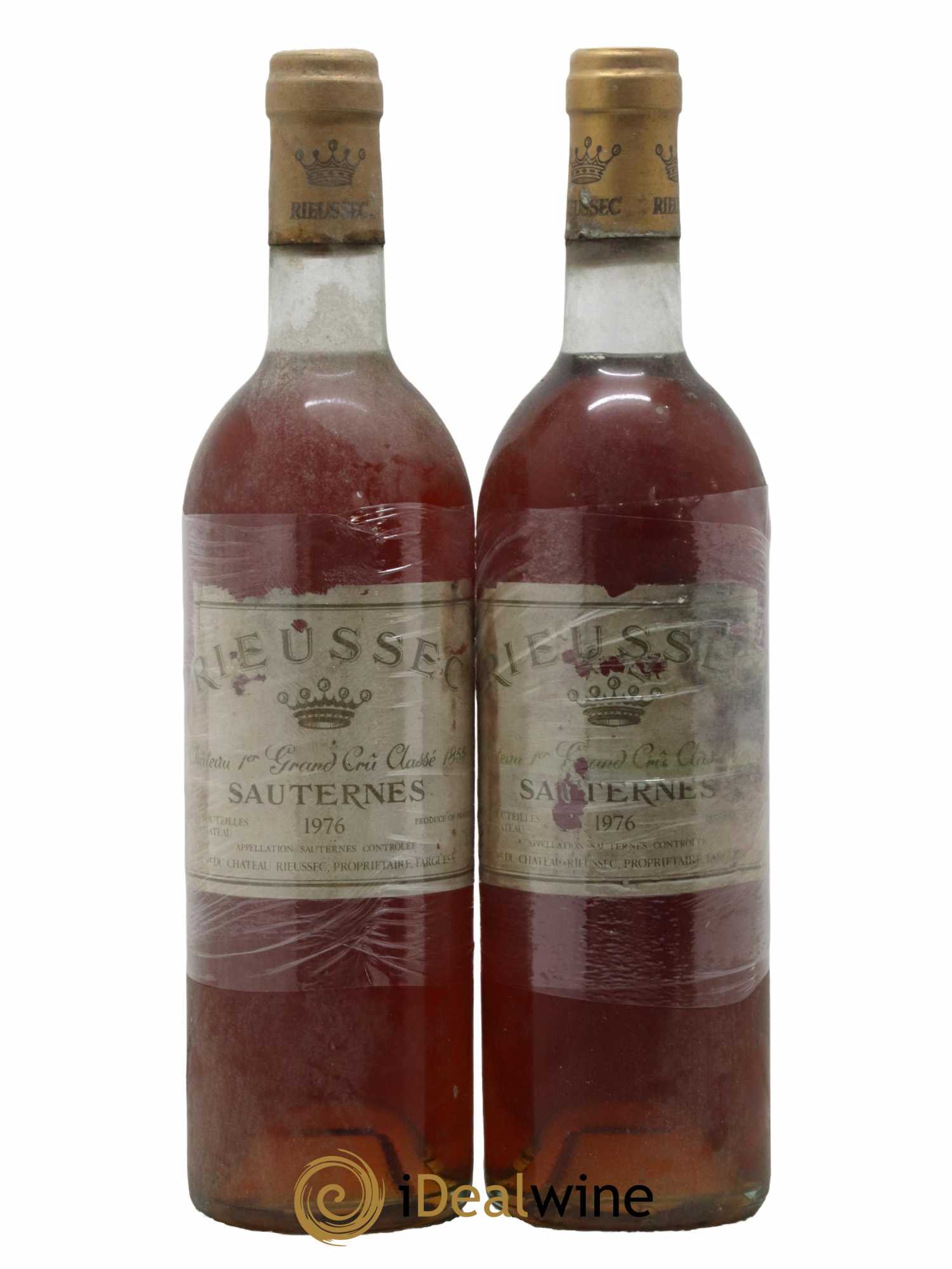 Château Rieussec 1er Grand Cru Classé 1976 - Lotto di 2 bottiglie - 0