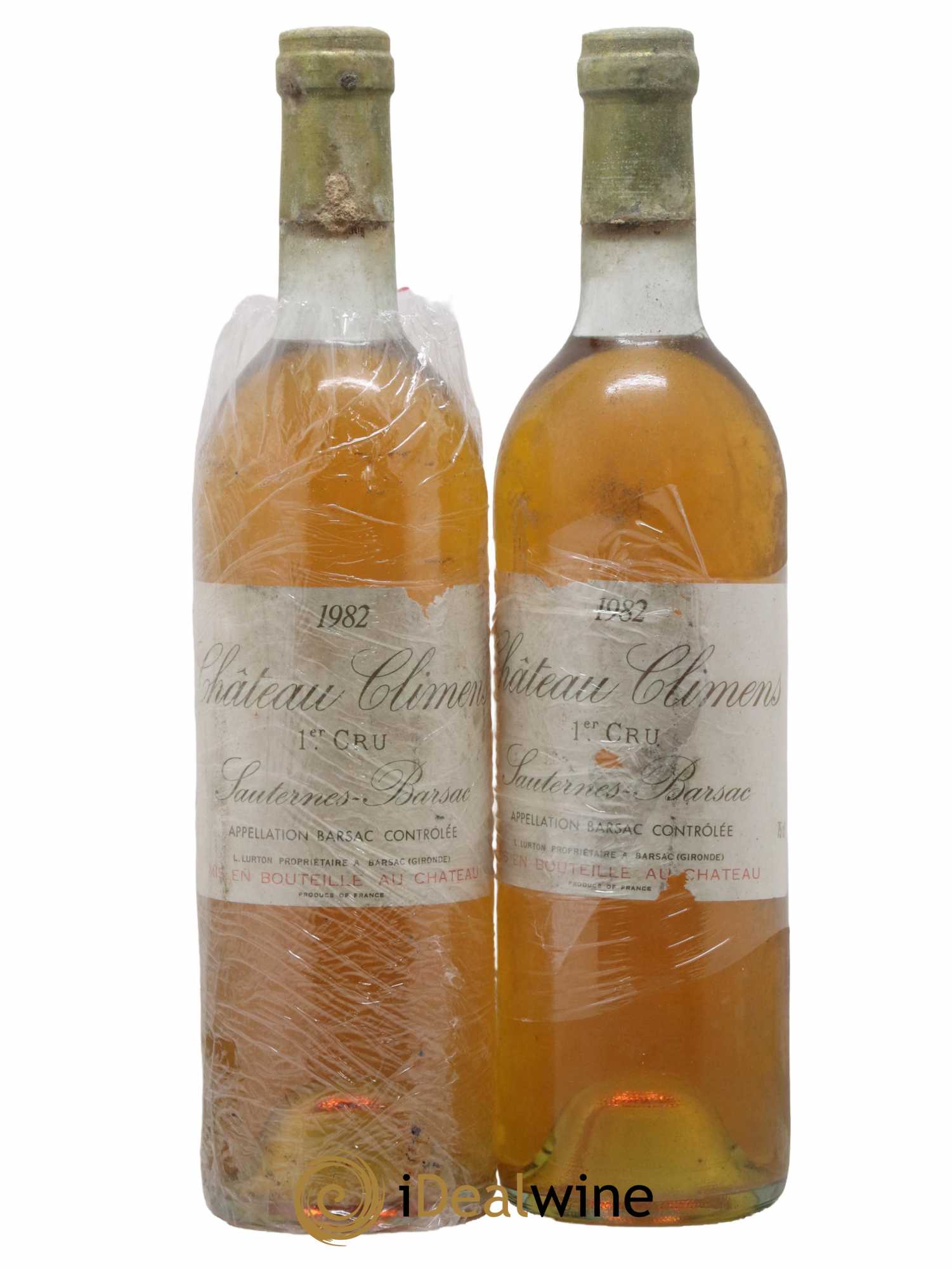 Château Climens 1er Grand Cru Classé 1982 - Lotto di 2 bottiglie - 0