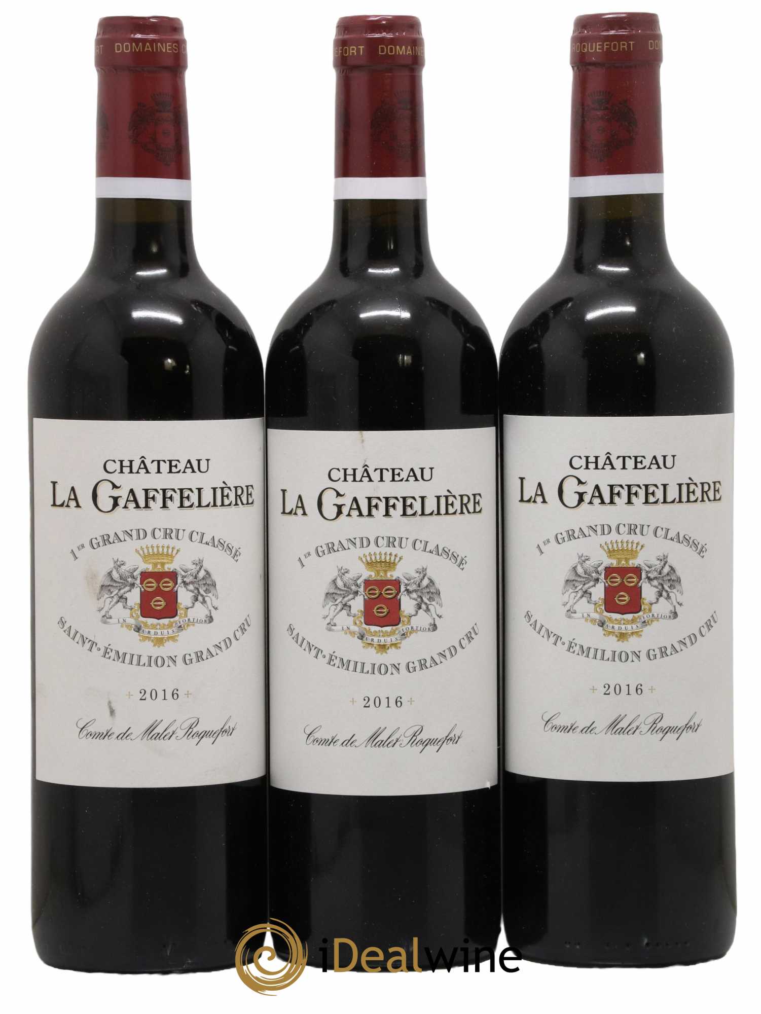 Château la Gaffelière 1er Grand Cru Classé B 2016 - Lot de 3 bouteilles - 0
