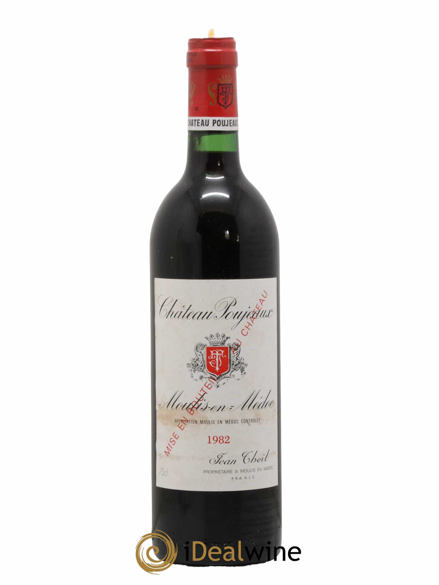 Château Poujeaux 1982 - Lot de 1 bouteille - 0