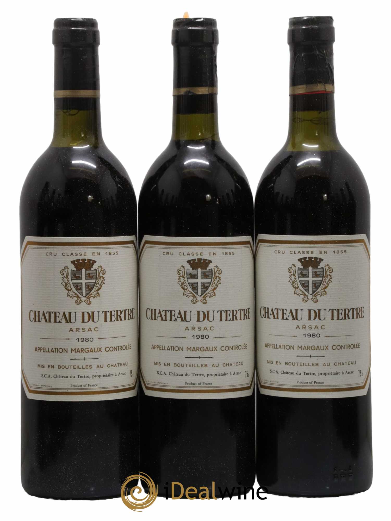 Château du Tertre 5ème Grand Cru Classé 1980 - Lot de 12 bouteilles - 1