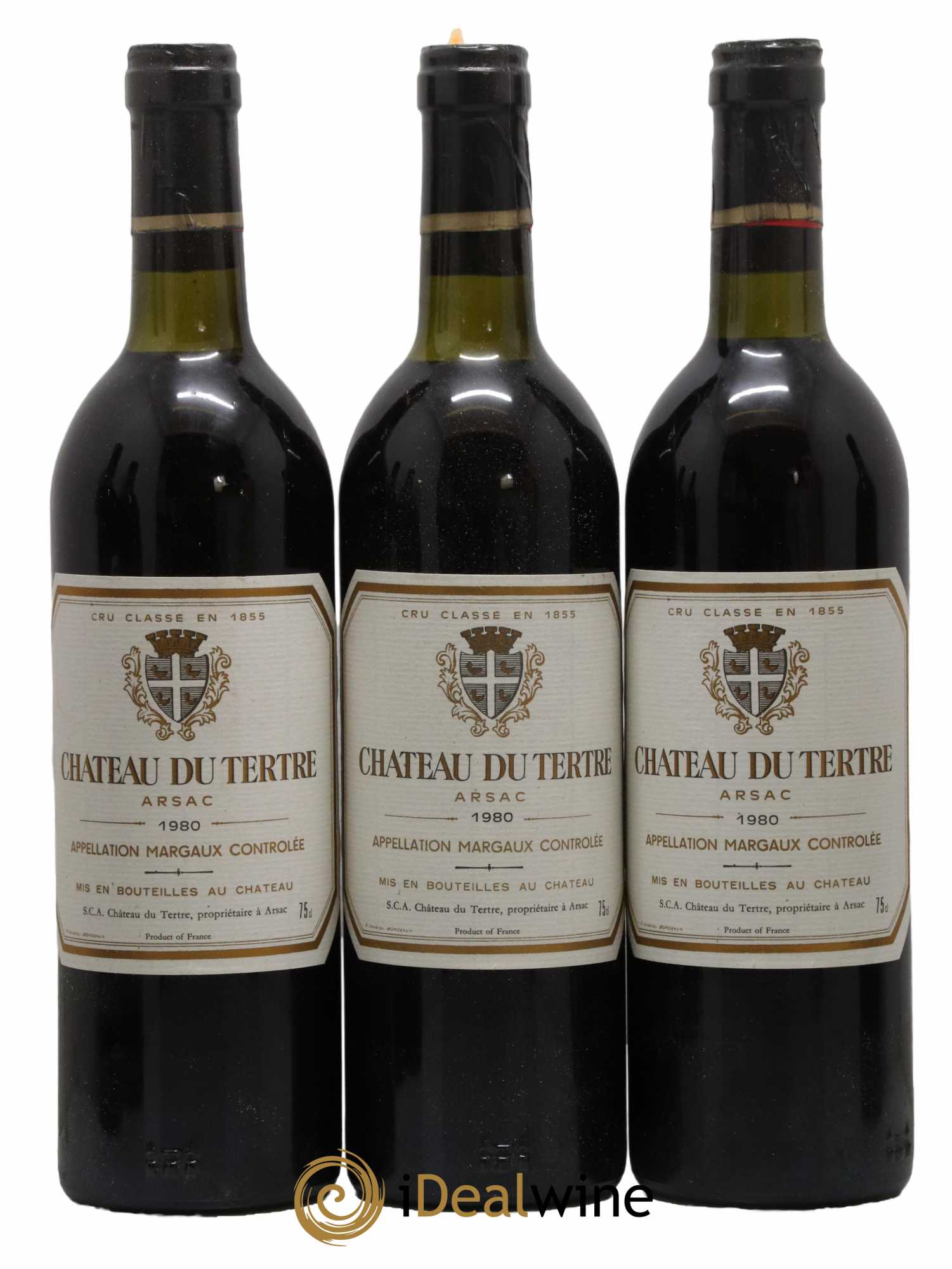 Château du Tertre 5ème Grand Cru Classé 1980 - Lot de 12 bouteilles - 3
