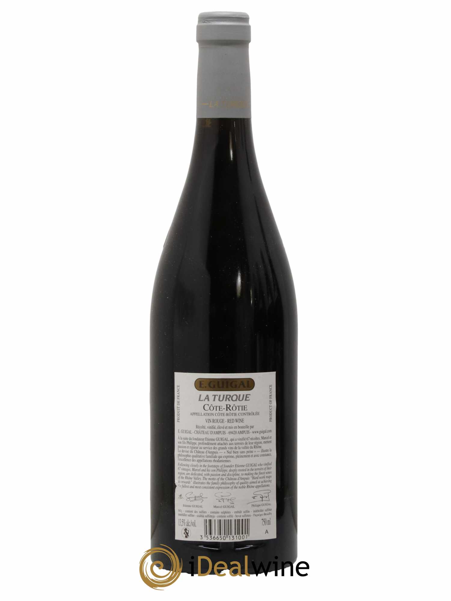 Côte-Rôtie La Turque Guigal 2012 - Posten von 1 Flasche - 1