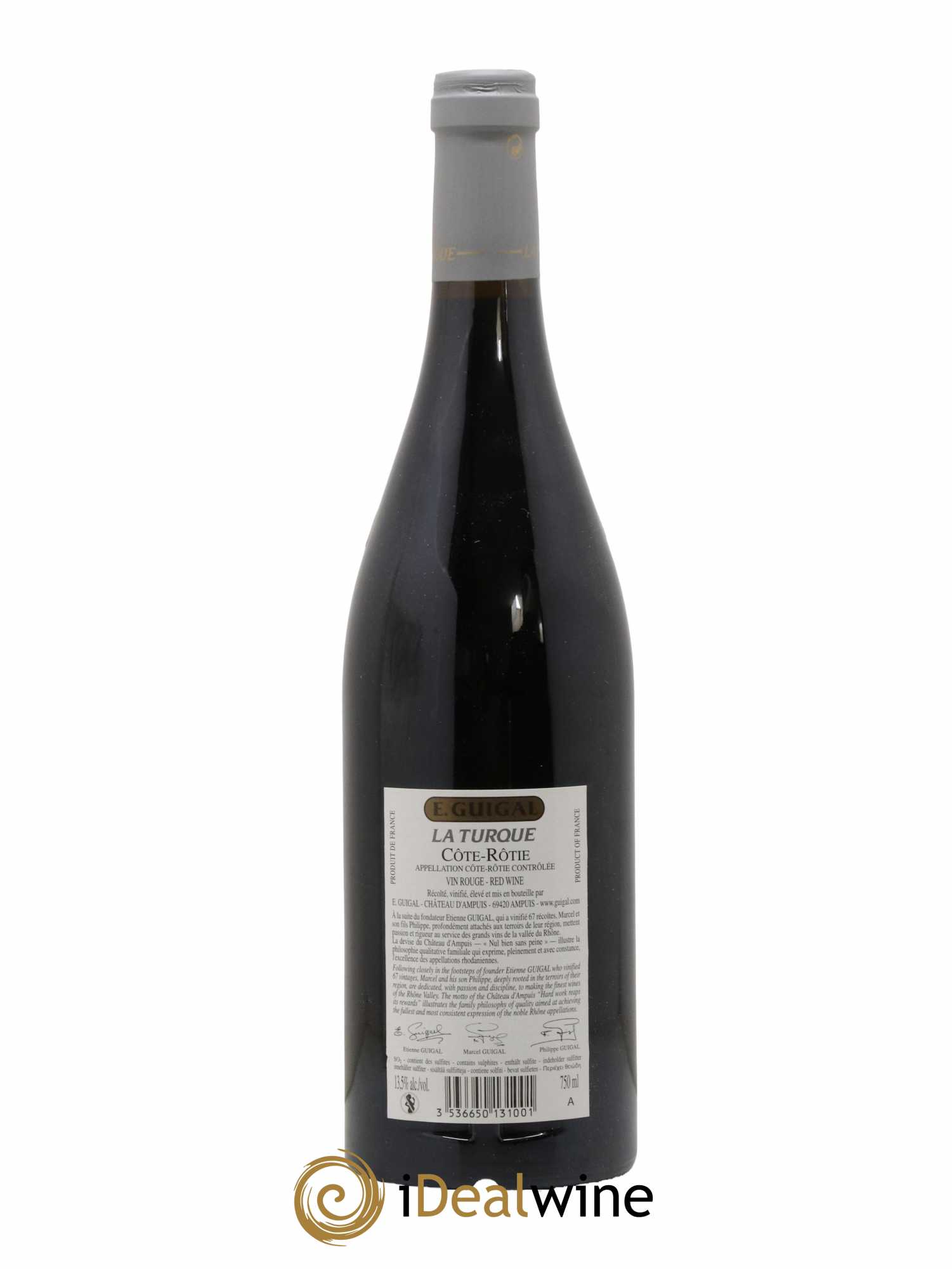 Côte-Rôtie La Turque Guigal 2014 - Posten von 1 Flasche - 1
