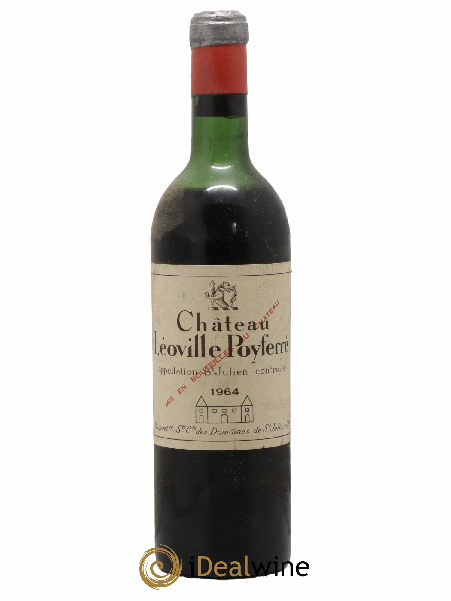 Château Léoville Poyferré 2ème Grand Cru Classé 1964 - Lot de 1 bouteille - 0