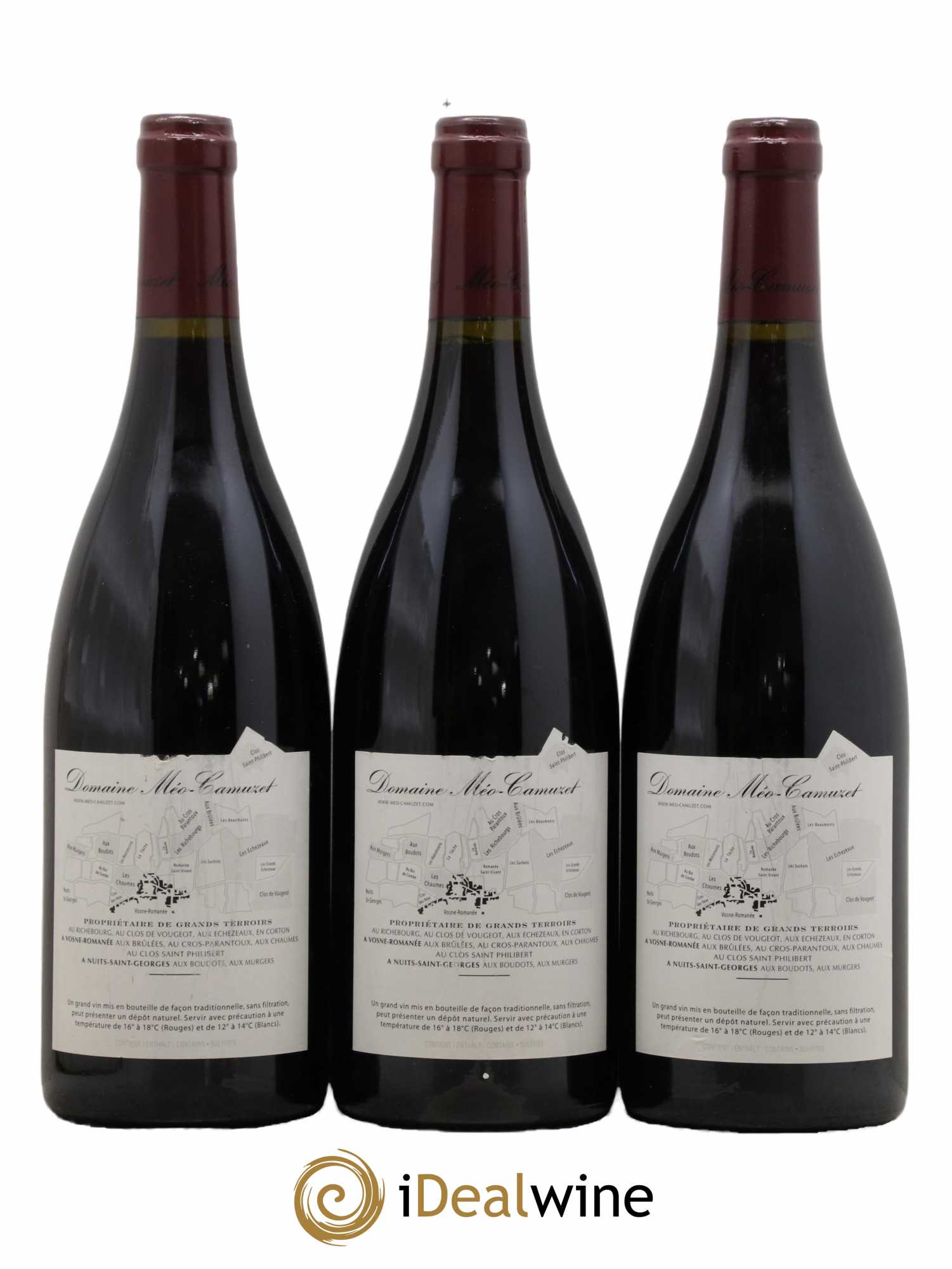 Clos de Vougeot Grand Cru Méo-Camuzet (Domaine) 2004 - Lot of 3 bottles - 1