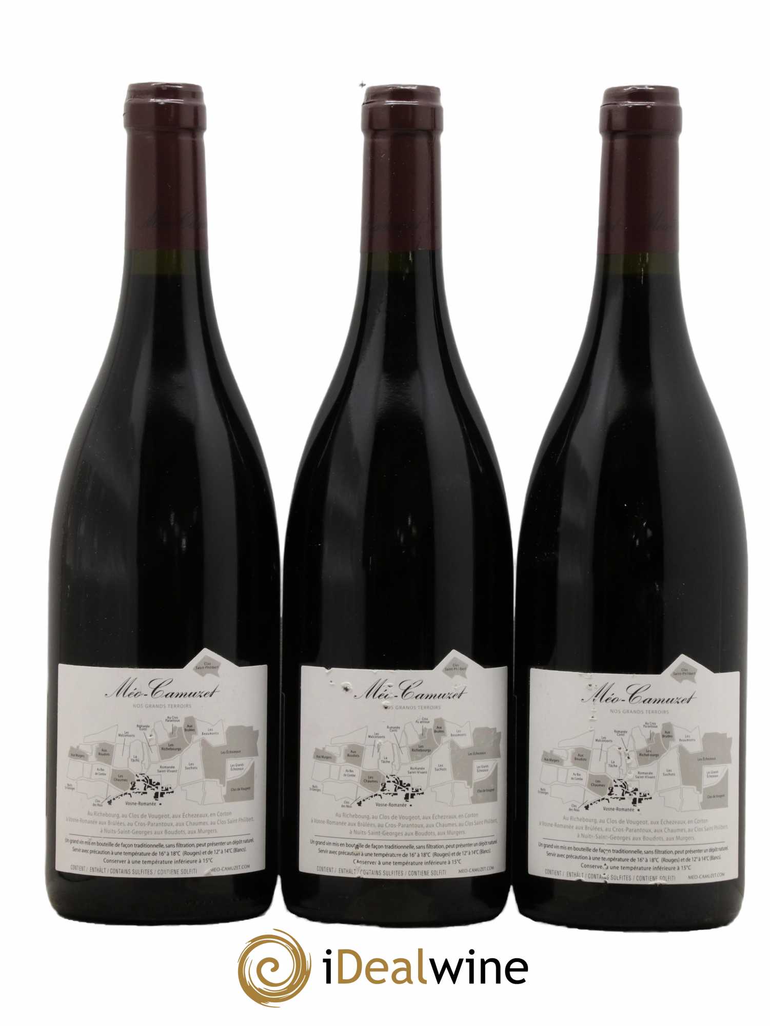 Vosne-Romanée 1er Cru Les Chaumes Méo-Camuzet (Domaine) 2017 - Lot de 3 bouteilles - 1