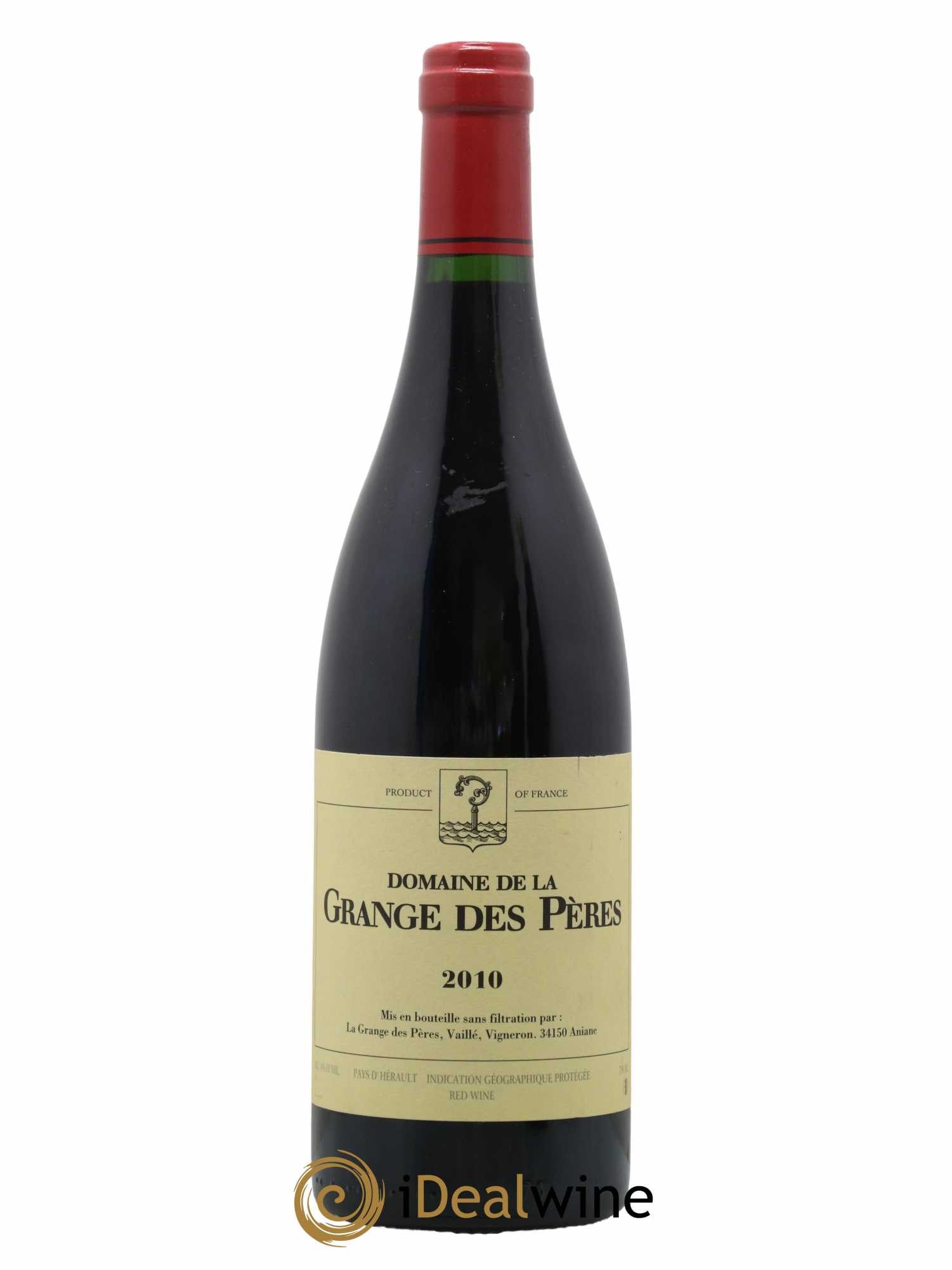 Pays d'Hérault Grange des Pères Laurent Vaillé 2010 - Lot de 1 bouteille - 0