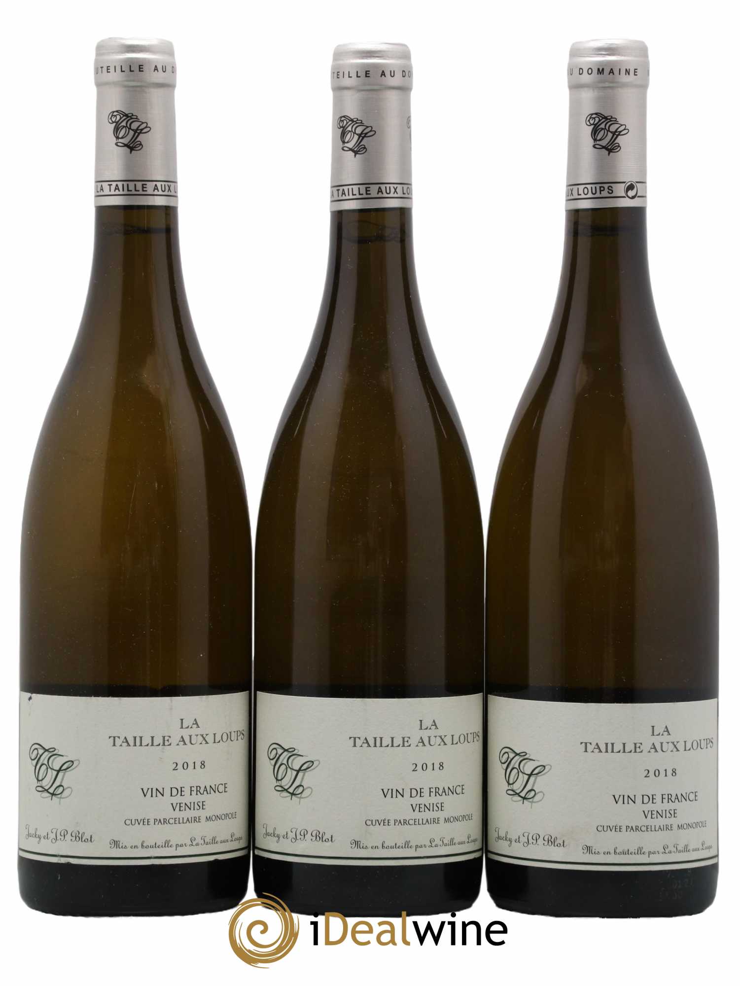 Vin de France Venise La Taille aux Loups - Jacky Blot 2018 - Lot de 3 bouteilles - 0