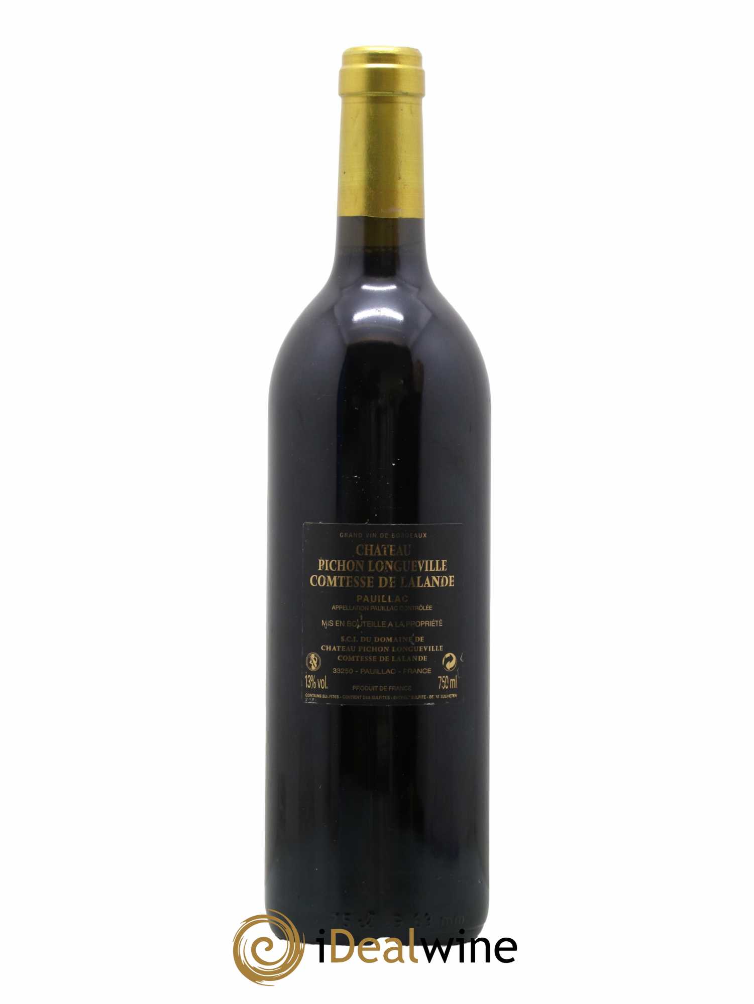 Château Pichon Longueville Comtesse de Lalande 2ème Grand Cru Classé 2009 - Posten von 1 Flasche - 1