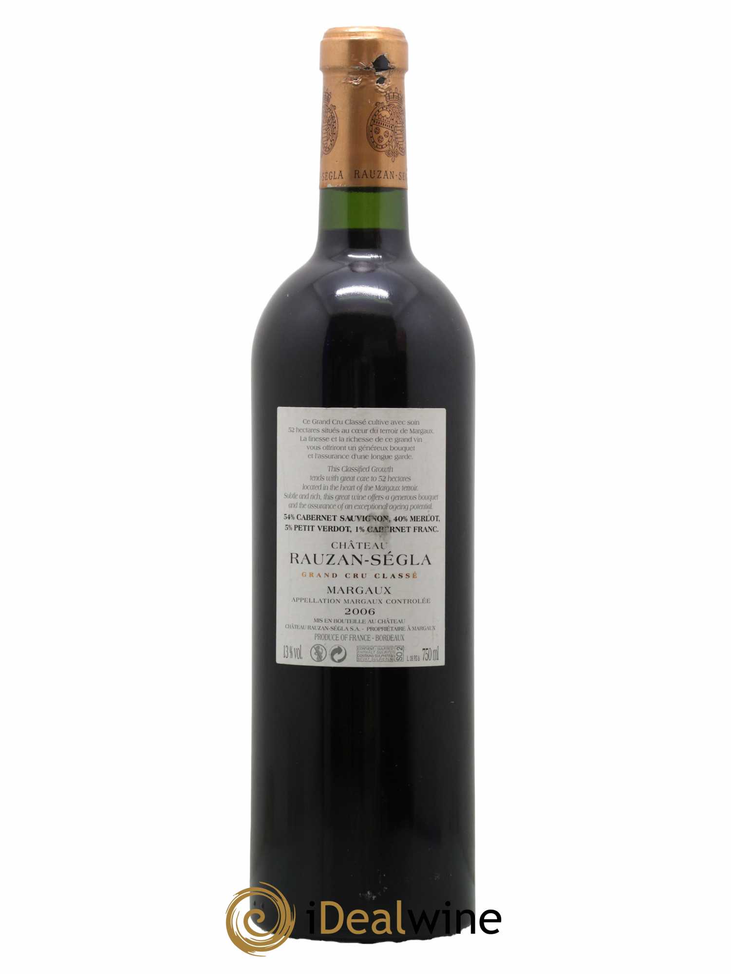 Château Rauzan Ségla Grand Cru Classé 2006 - Lot of 1 bottle - 1