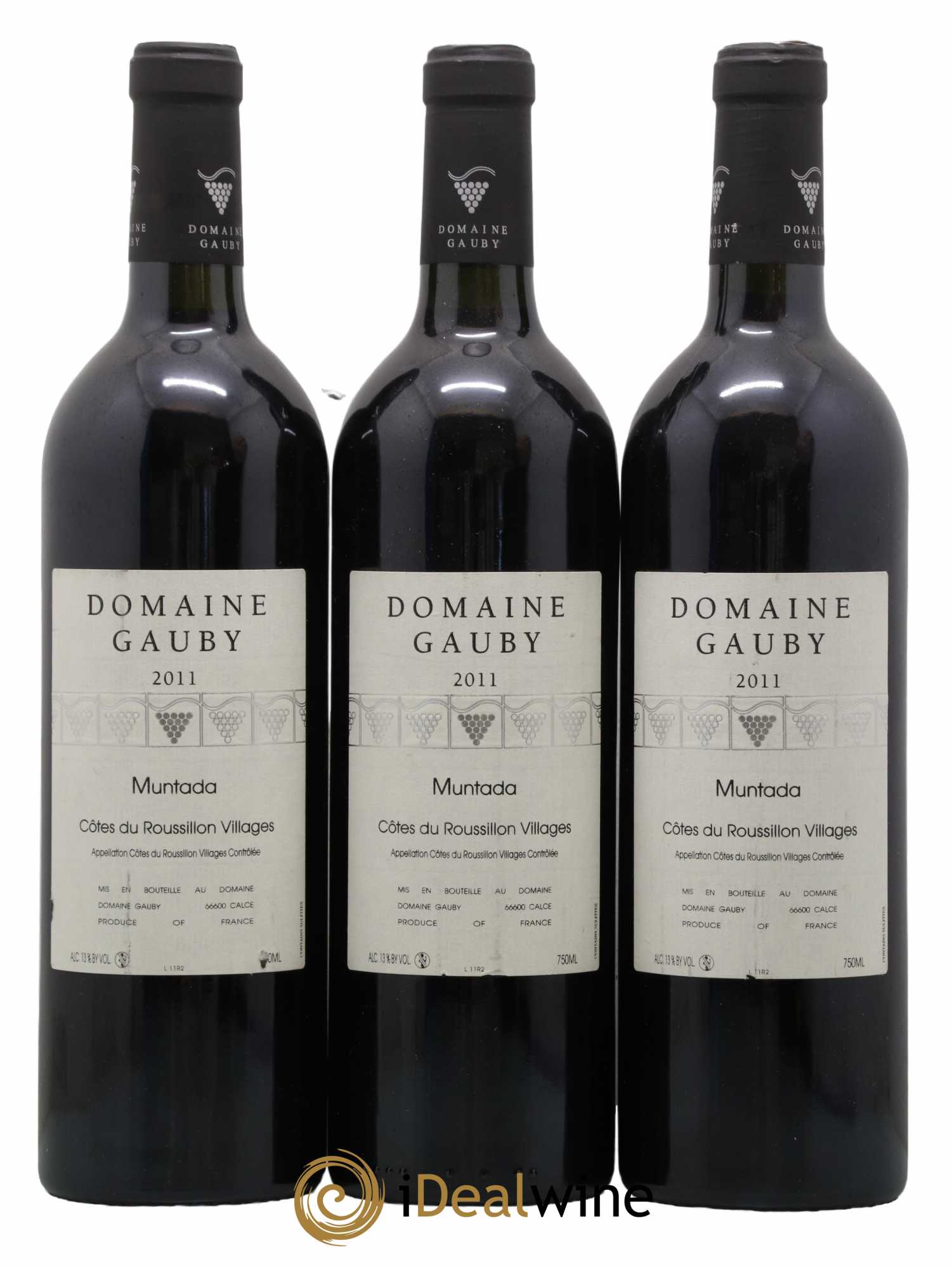 Côtes Catalanes (anciennement Côtes du Roussillon Villages) La Muntada Gauby (Domaine) 2011 - Lot de 3 bouteilles - 0