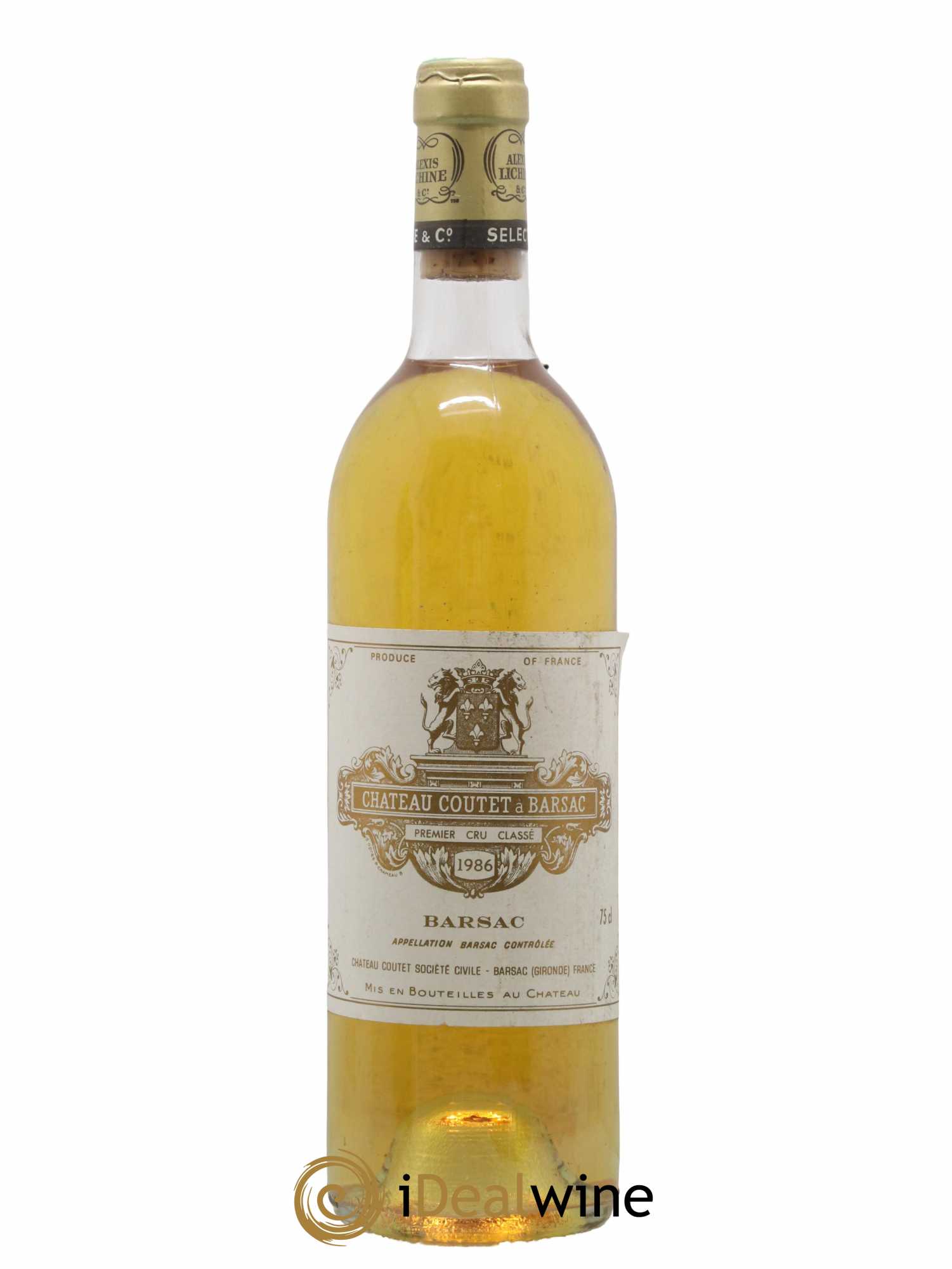 Château Coutet 1er Grand Cru Classé 1986 - Lotto di 1 bottiglia - 0