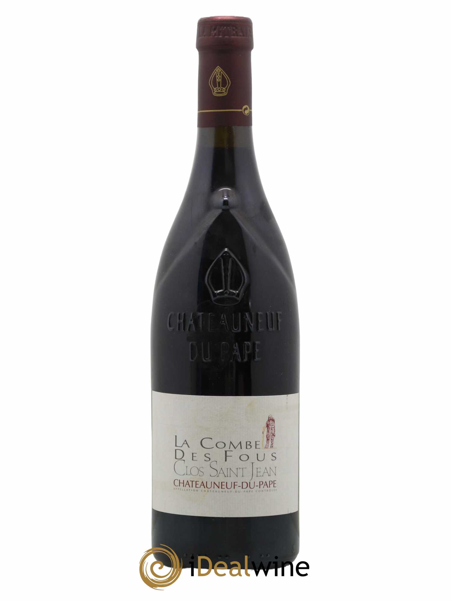 Châteauneuf-du-Pape Clos Saint-Jean La Combe des Fous Pascal et Vincent Maurel 2012 - Lot of 1 bottle - 0