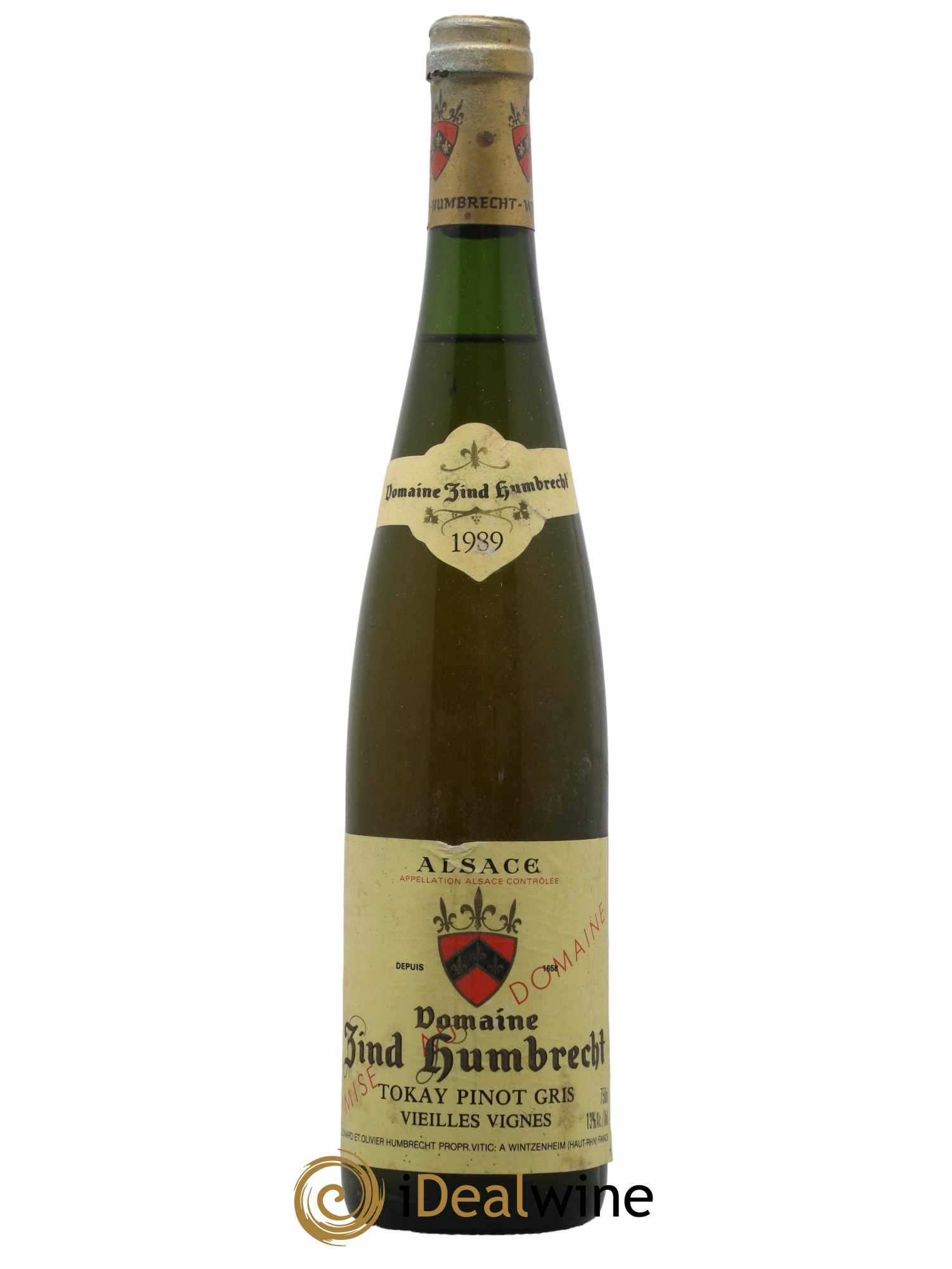 Alsace Pinot Gris Vieilles Vignes Domaine Zind-Humbrecht 1989 - Lot de 1 bouteille - 0