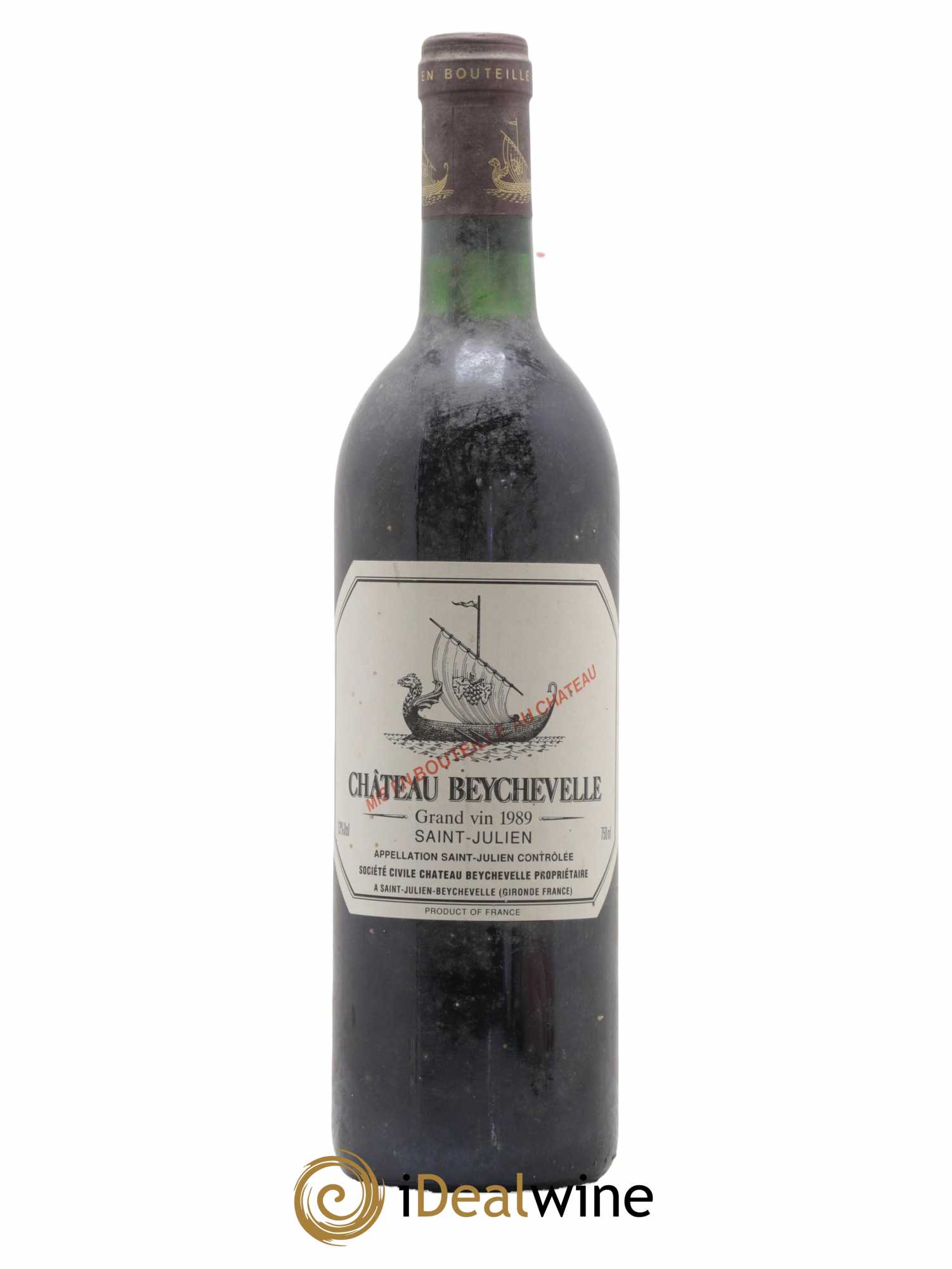Château Beychevelle 4ème Grand Cru Classé 1989 - Lot de 1 bouteille - 0