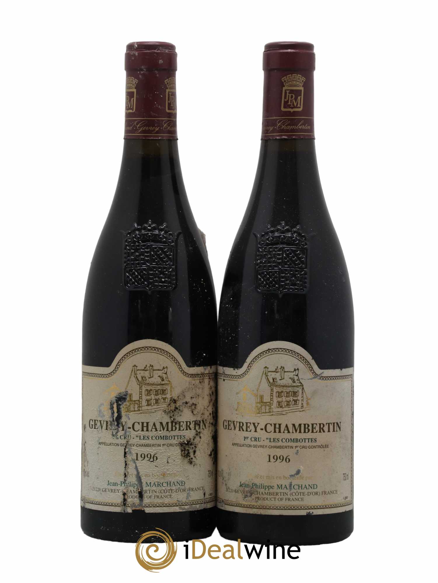 Gevrey-Chambertin 1er Cru Les Combottes Domaine Jean Philippe Marchand 1996 - Lot de 2 bouteilles - 0