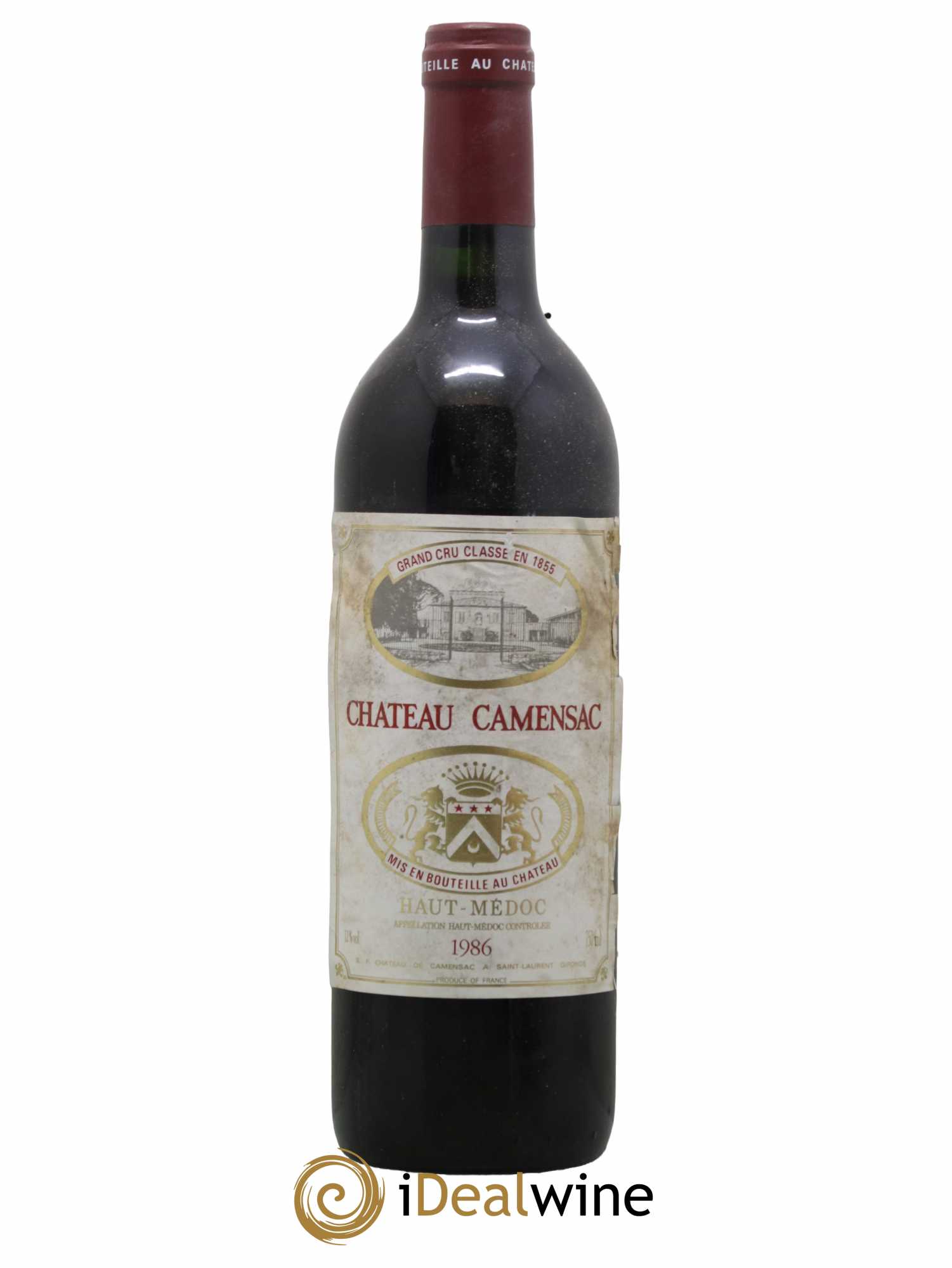 Château Camensac 5ème Grand Cru Classé 1986 - Lot de 1 bouteille - 0