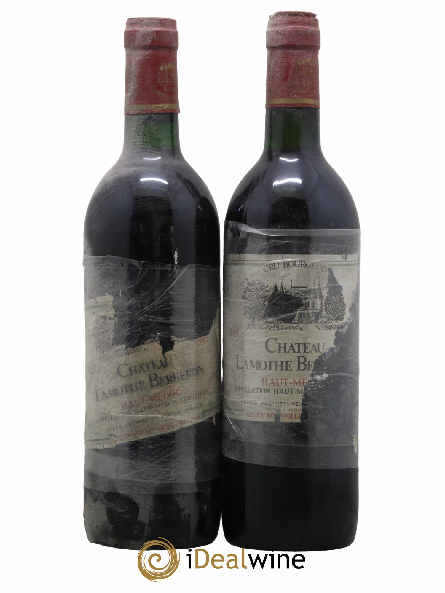 Château Lamothe Bergeron Cru Bourgeois 1985 - Lot de 2 bouteilles - 0