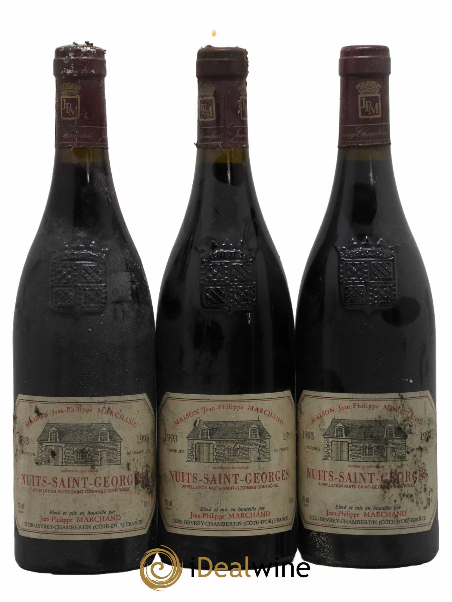Nuits-Saint-Georges Domaine Marchand 1993 - Lot de 3 bouteilles - 0