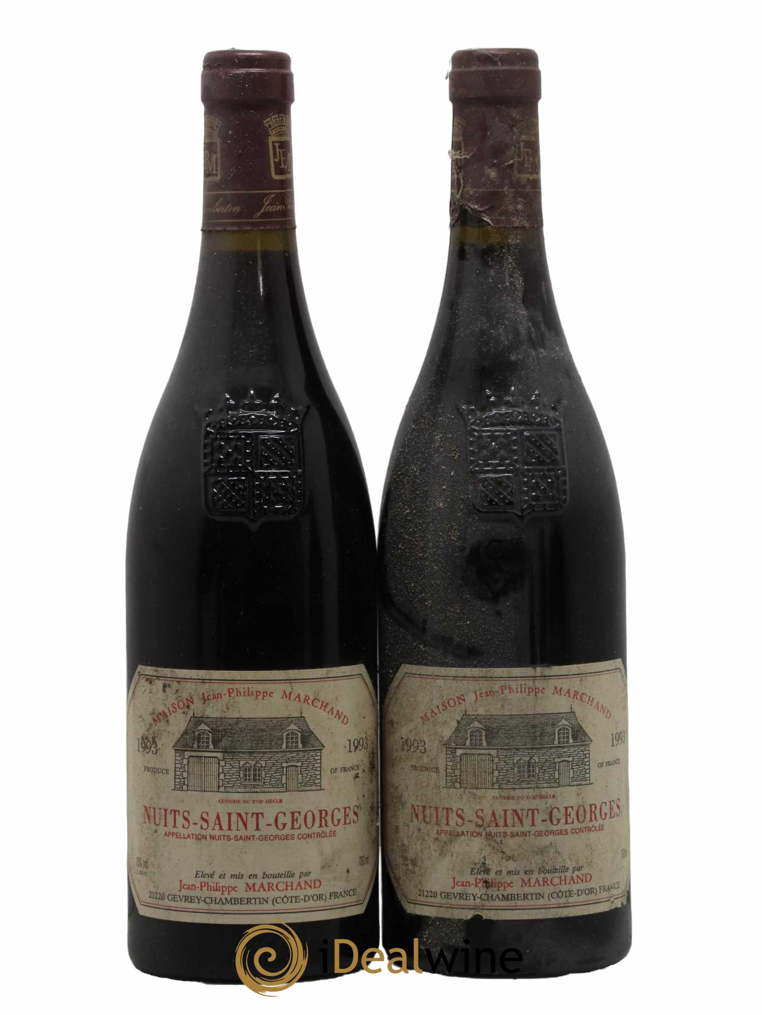 Nuits-Saint-Georges Domaine Marchand 1993 - Lot de 2 bouteilles - 0