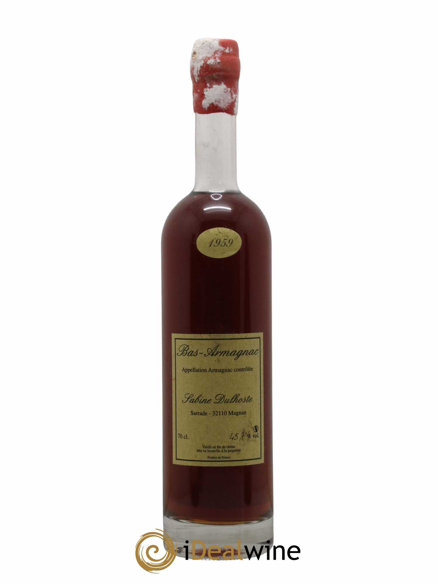 Bas-Armagnac Domaine Dulhoste 1959 - Lot de 1 bouteille - 0
