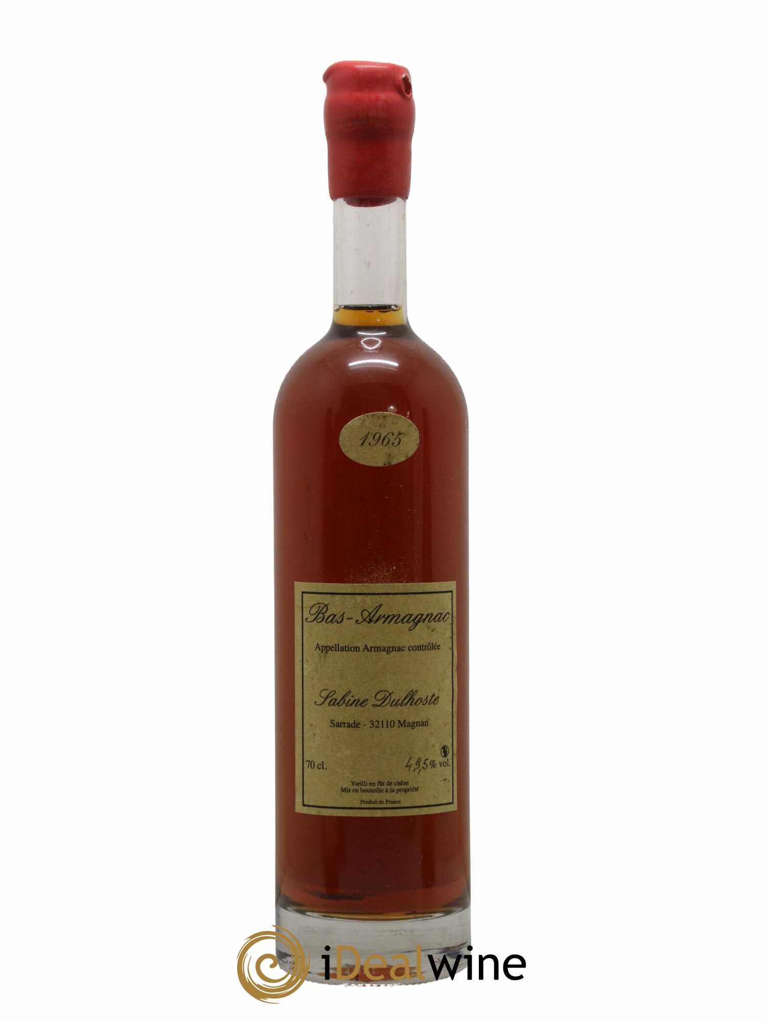 Bas-Armagnac Domaine Dulhoste 1965 - Lot de 1 bouteille - 0