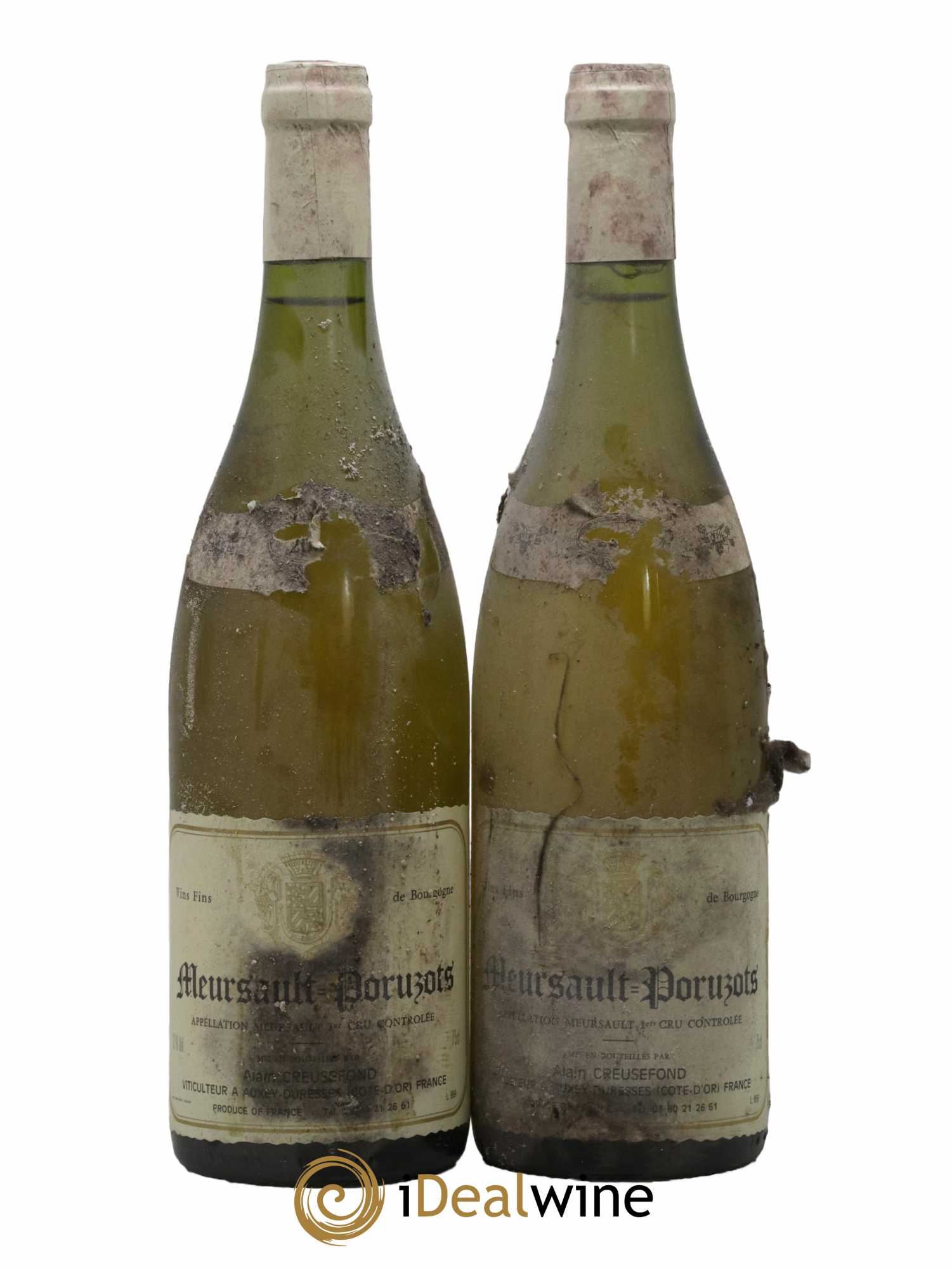 Meursault 1er Cru Les Poruzots Domaine Creusefond - Lotto di 2 bottiglie - 0