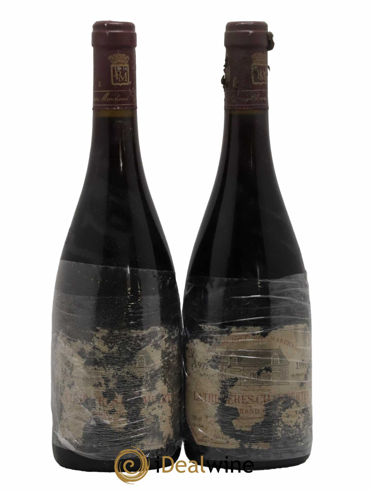 Latricières-Chambertin Grand Cru Domaine Jean-Philippe Marchand 1991 - Lot de 2 bouteilles - 0