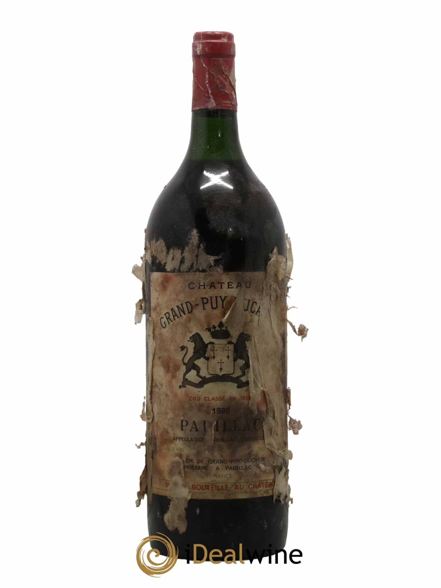 Château Grand Puy Ducasse 5ème Grand Cru Classé 1986 - Lot de 1 magnum - 0