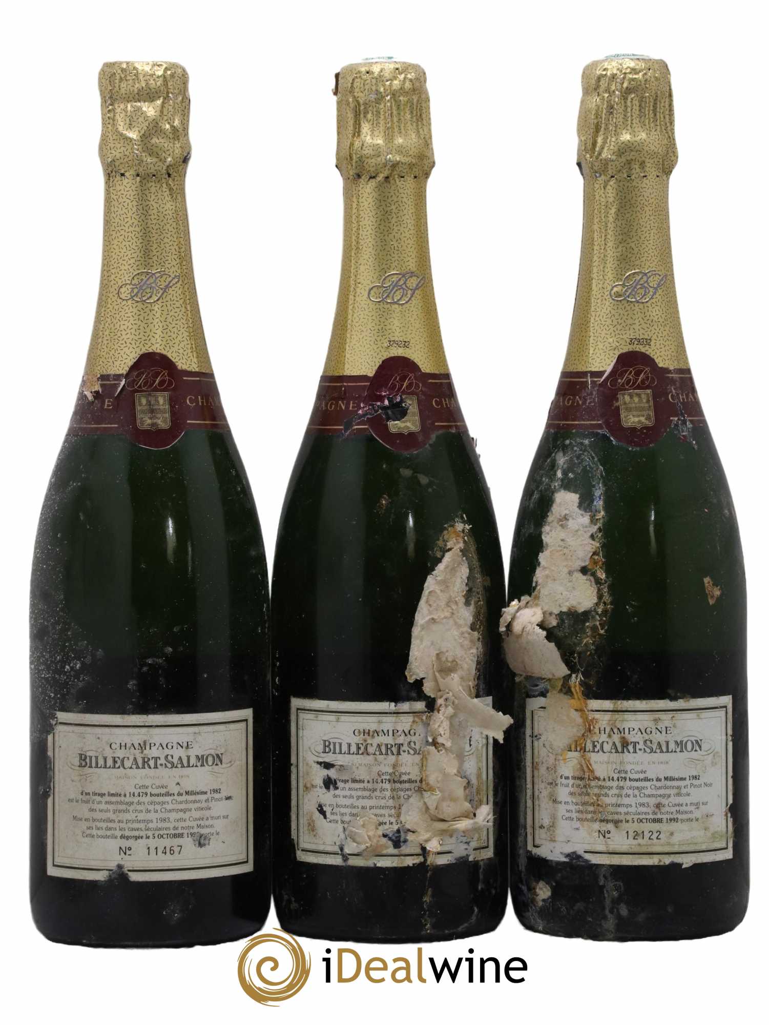 Grande Cuvée Billecart-Salmon 1982 - Lot de 3 bouteilles - 1