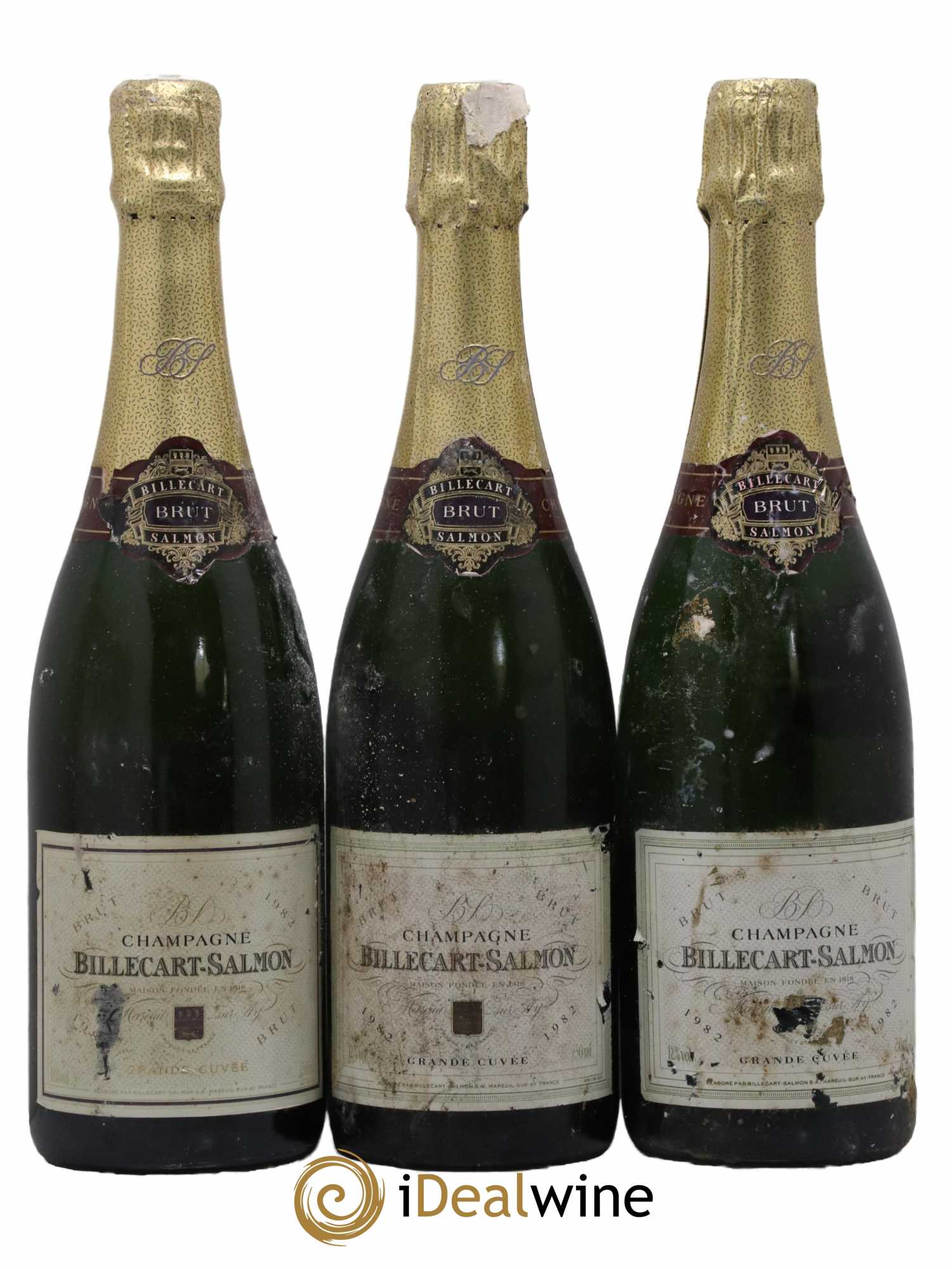 Grande Cuvée Billecart-Salmon 1982 - Lot de 3 bouteilles - 0