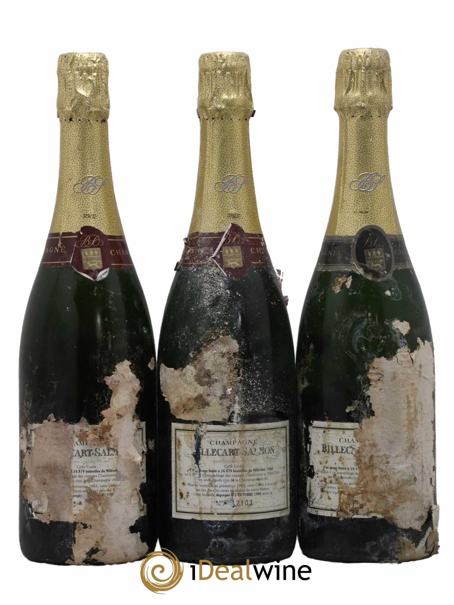 Grande Cuvée Billecart-Salmon 1982 - Lot de 3 bouteilles - 1