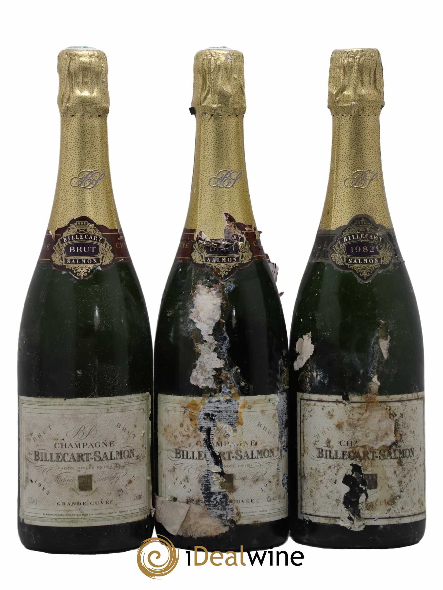 Grande Cuvée Billecart-Salmon 1982 - Lot de 3 bouteilles - 0