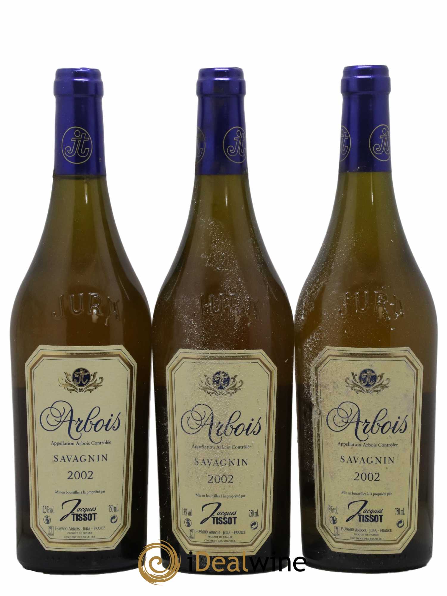 Arbois Savagnin Jacques Tissot 2002 - Lot de 3 bouteilles - 0