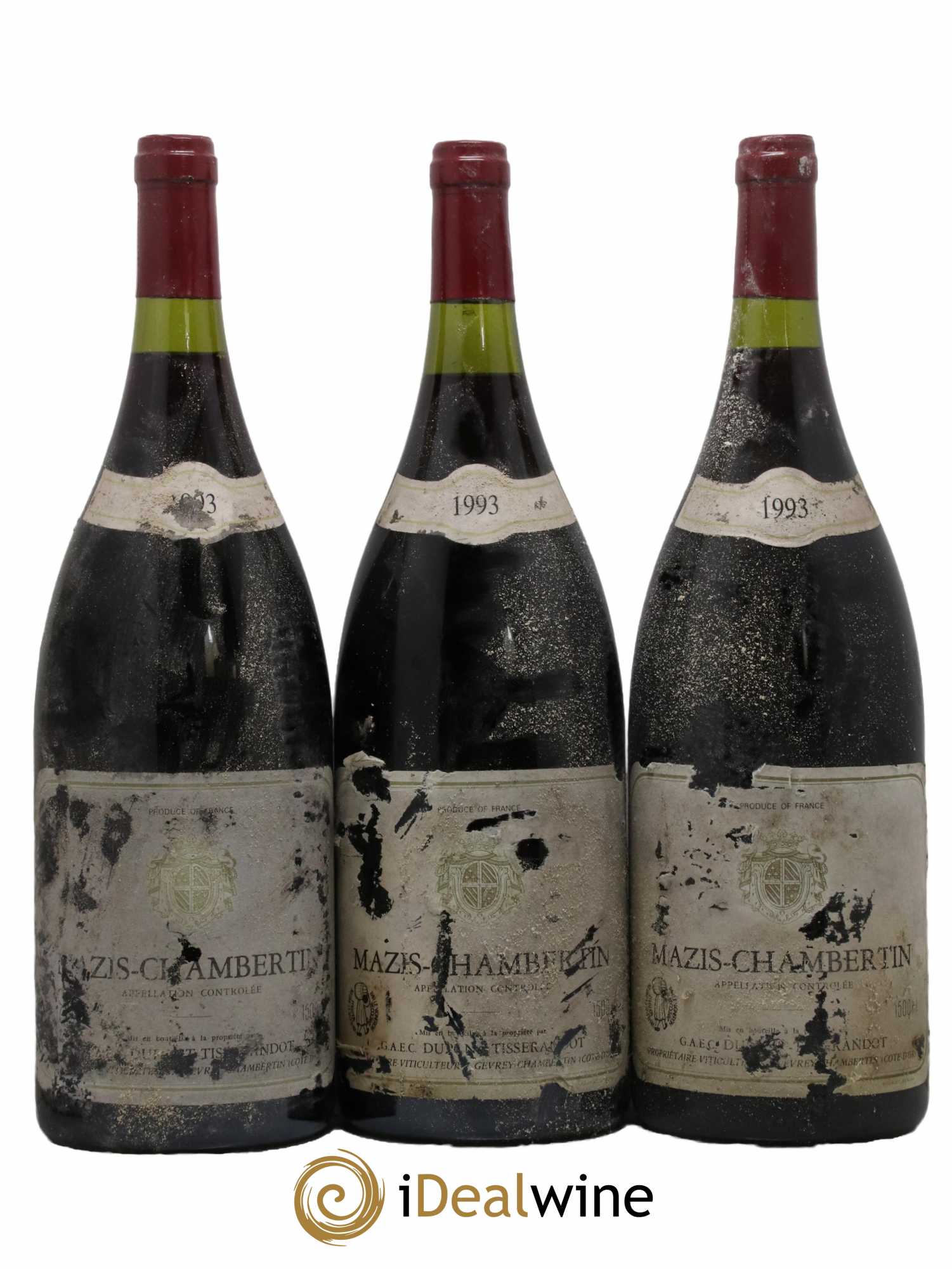 Mazis-Chambertin Grand Cru Dupont-Tisserandot (Domaine) 1993 - Lot de 3 magnums - 0