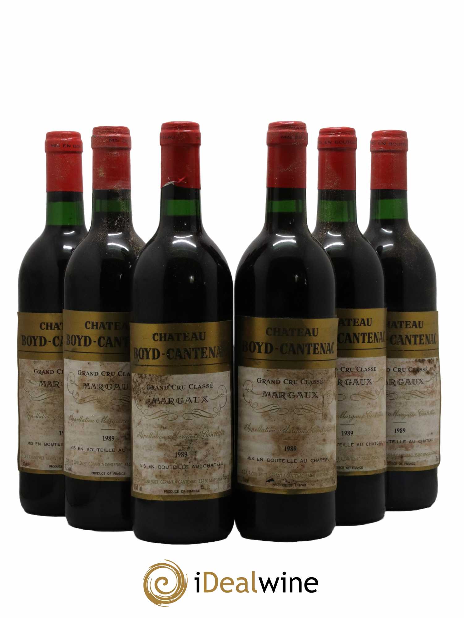 Château Boyd Cantenac 3ème Grand Cru Classé 1989 - Lot de 6 bouteilles - 0
