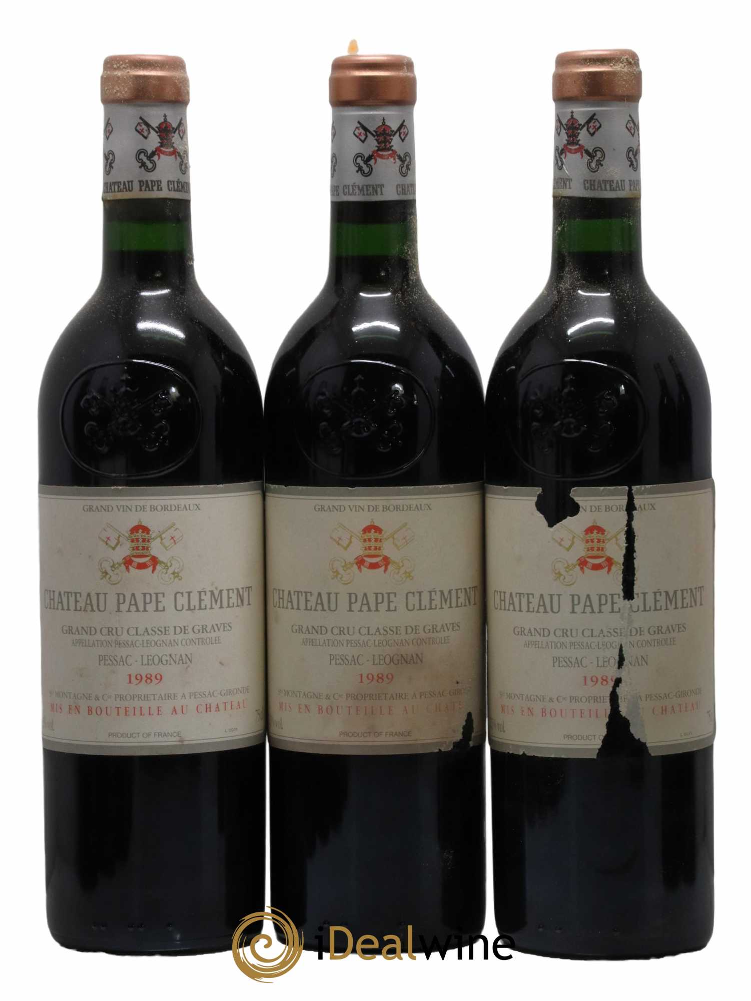 Château Pape Clément Cru Classé de Graves 1989 - Lot de 12 bouteilles - 2