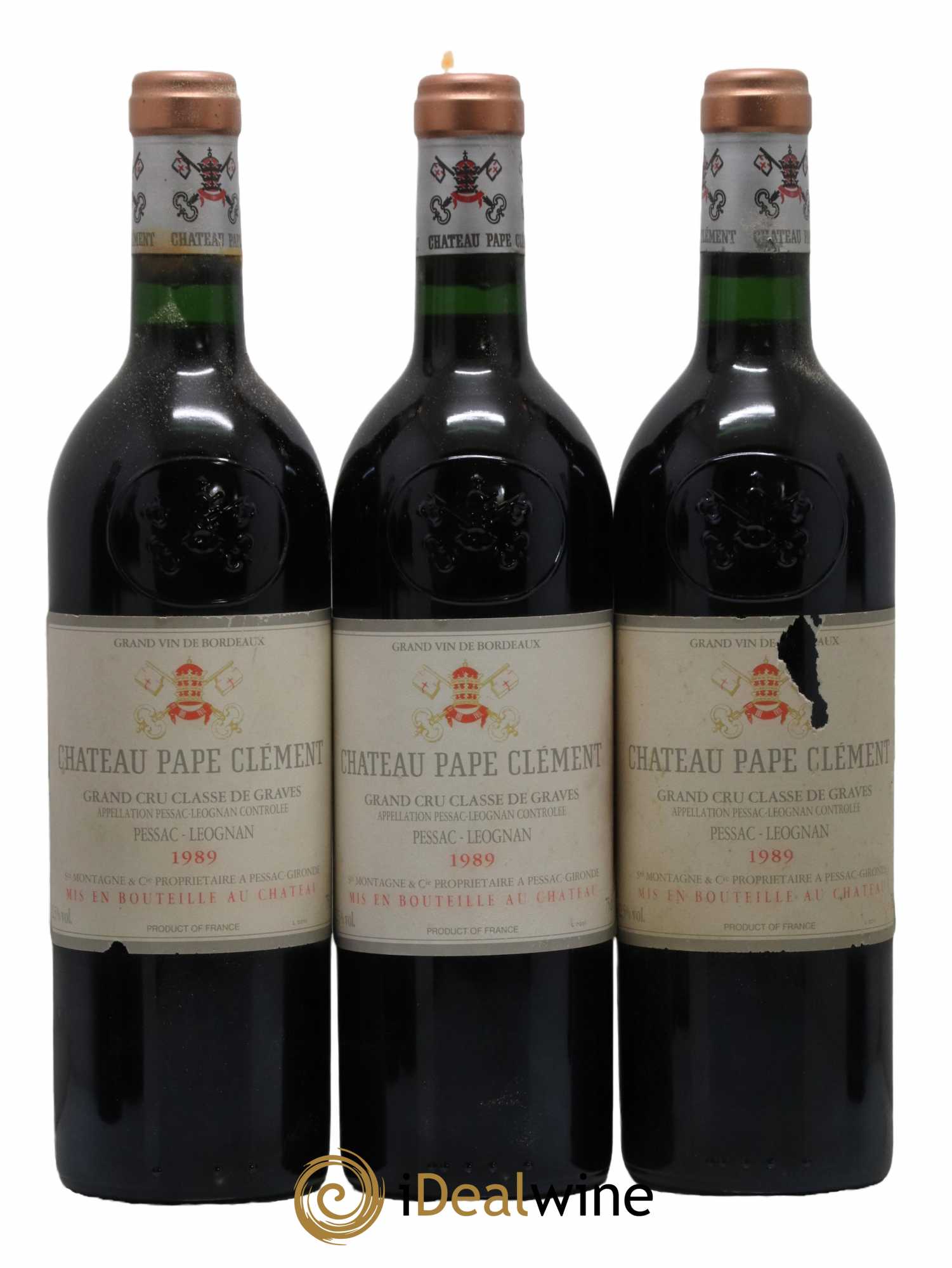 Château Pape Clément Cru Classé de Graves 1989 - Lot de 12 bouteilles - 3