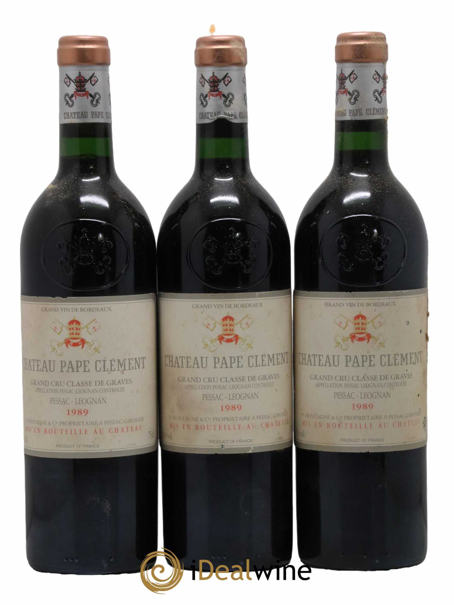 Château Pape Clément Cru Classé de Graves 1989 - Lot de 12 bouteilles - 4