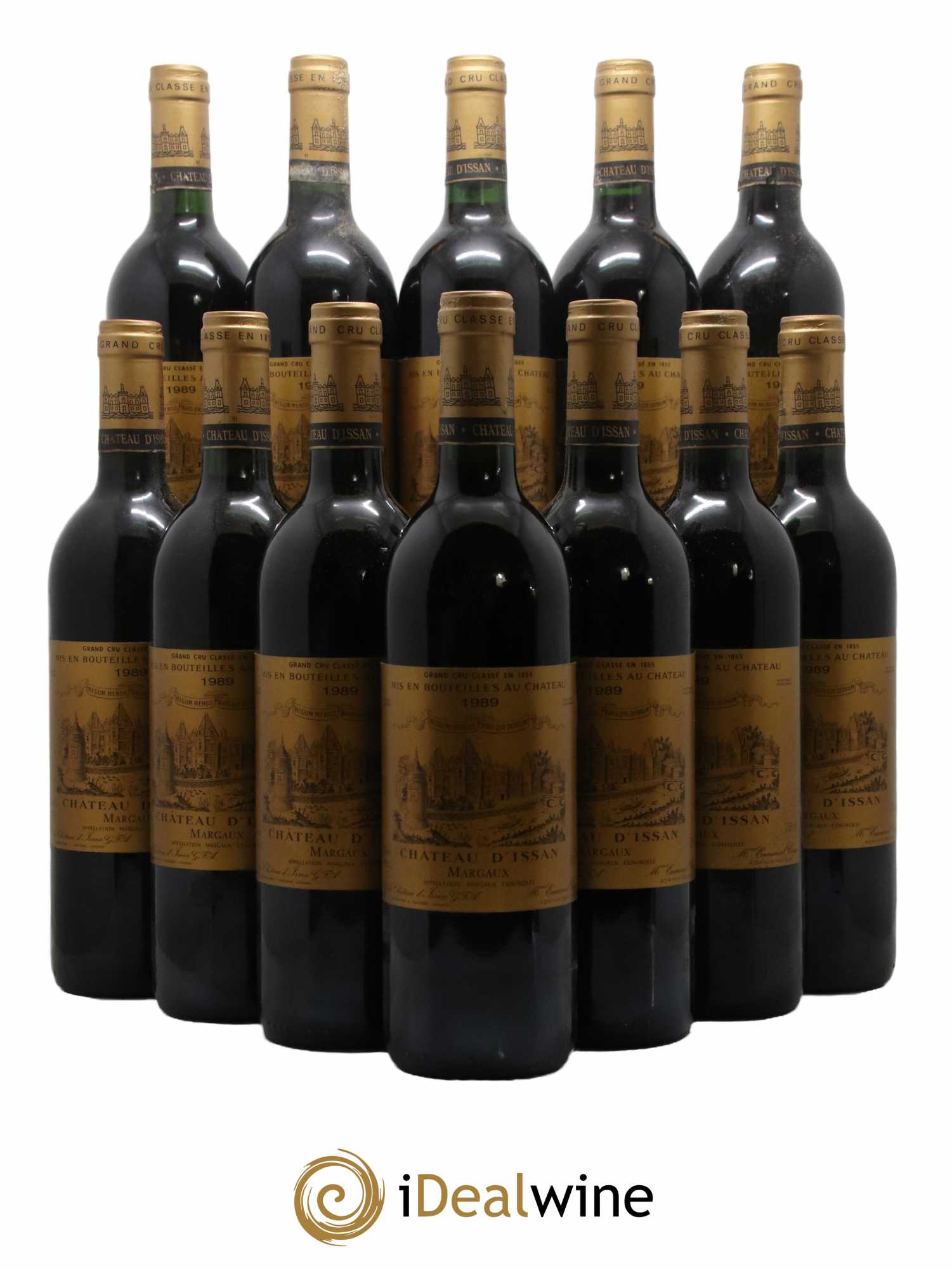 Château d'Issan 3ème Grand Cru Classé 1989 - Lotto di 12 bottiglie - 0