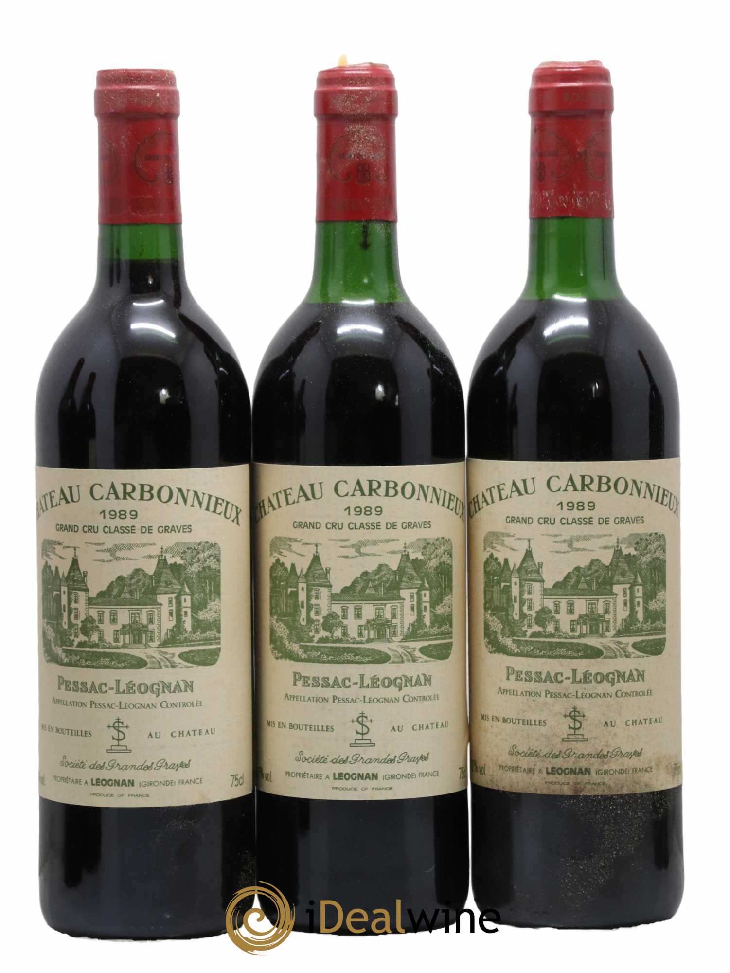 Château Carbonnieux Cru Classé de Graves 1989 - Lot de 12 bouteilles - 3