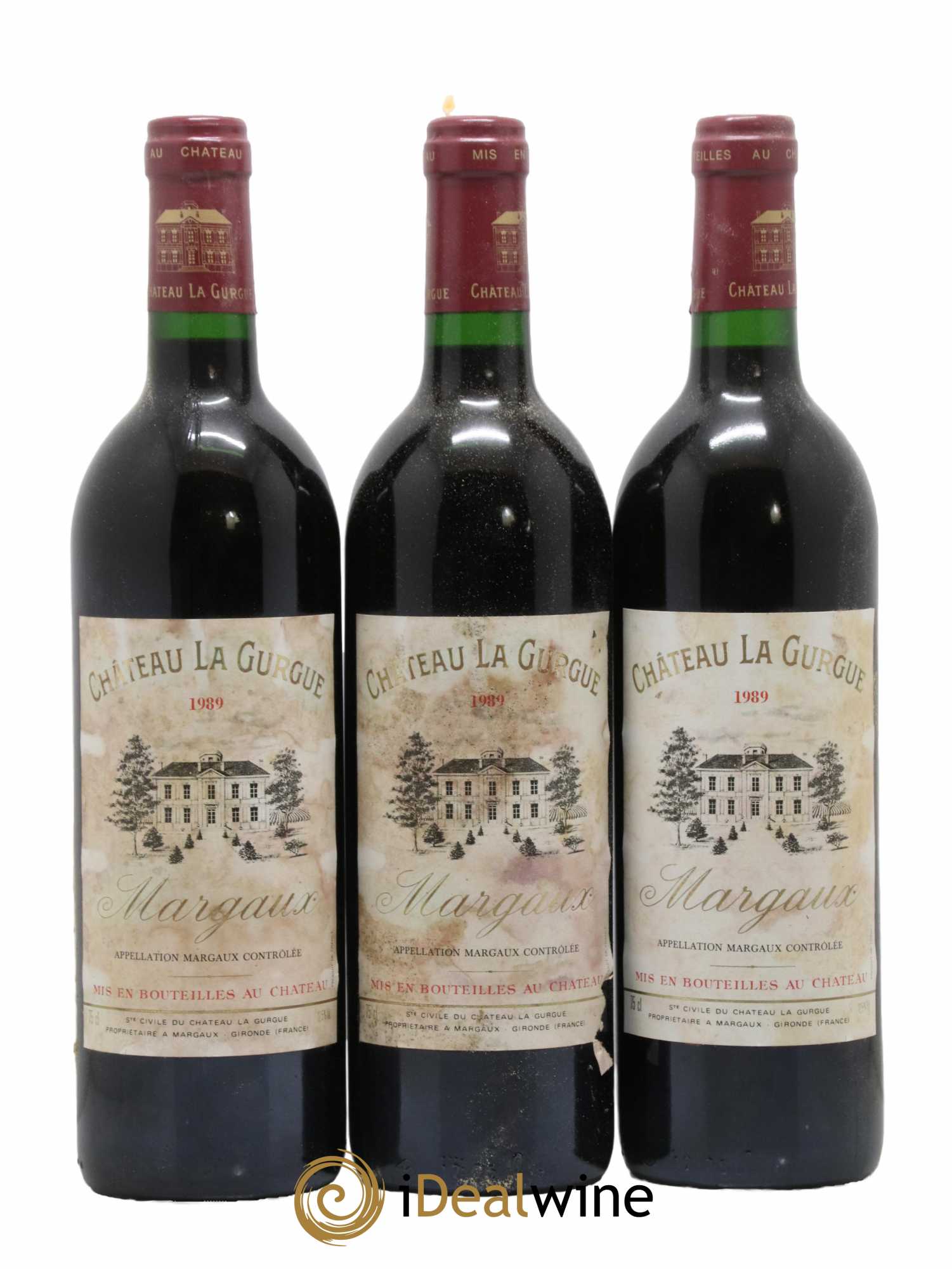 Château la Gurgue Cru Bourgeois 1989 - Lot de 12 bouteilles - 4