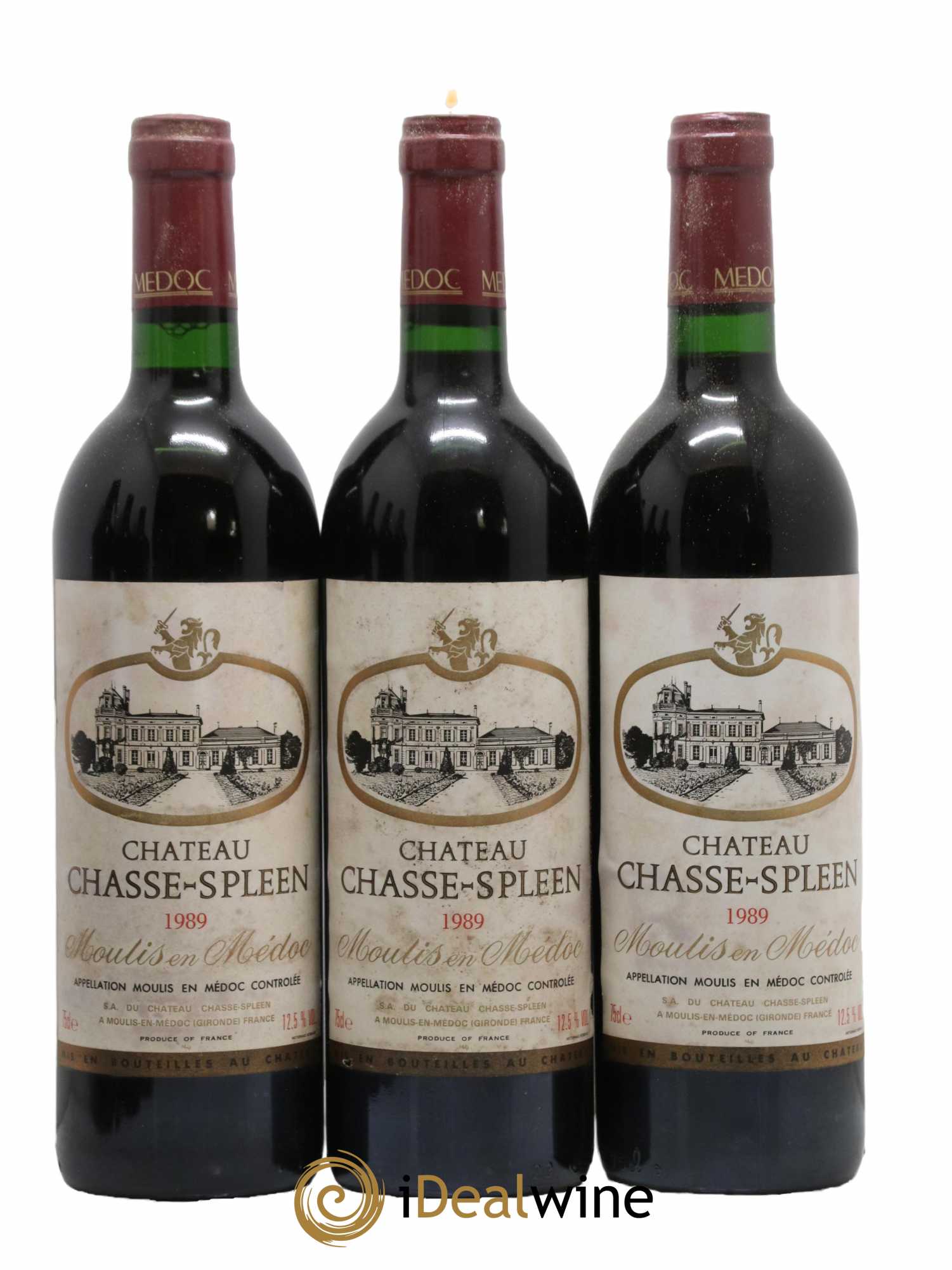 Château Chasse Spleen 1989 - Lot de 12 bouteilles - 3