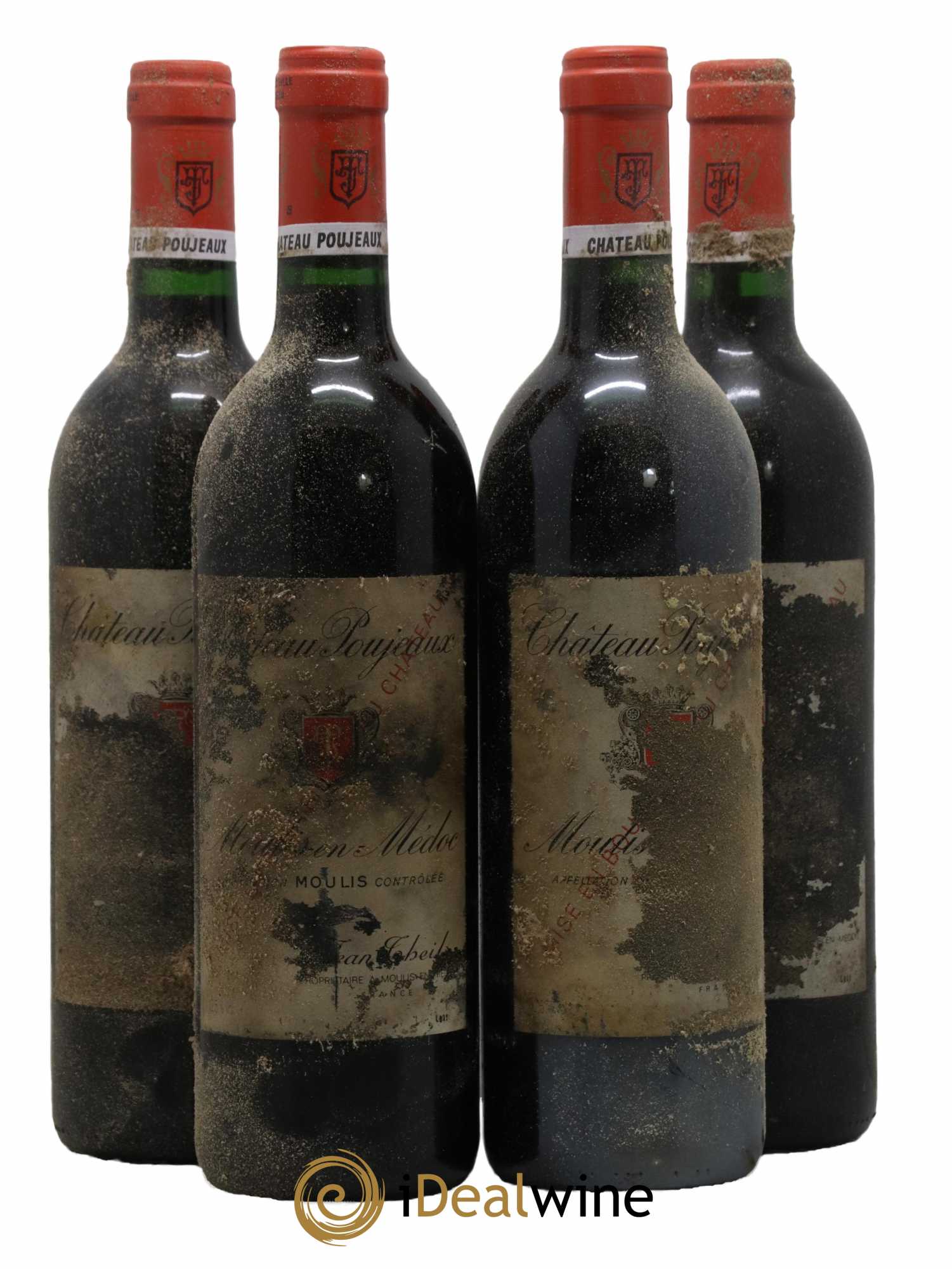 Château Poujeaux - Lot de 4 bouteilles - 0