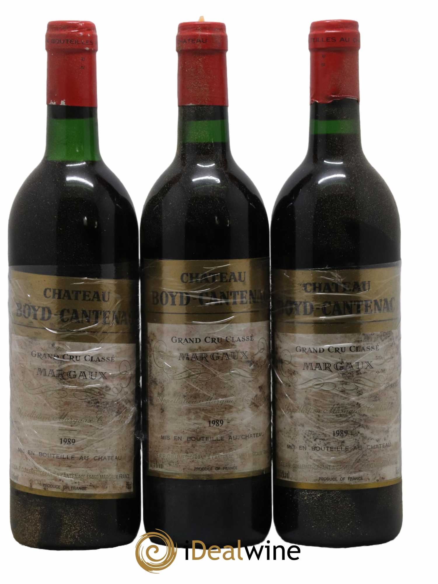 Château Boyd Cantenac 3ème Grand Cru Classé 1989 - Lot de 3 bouteilles - 0