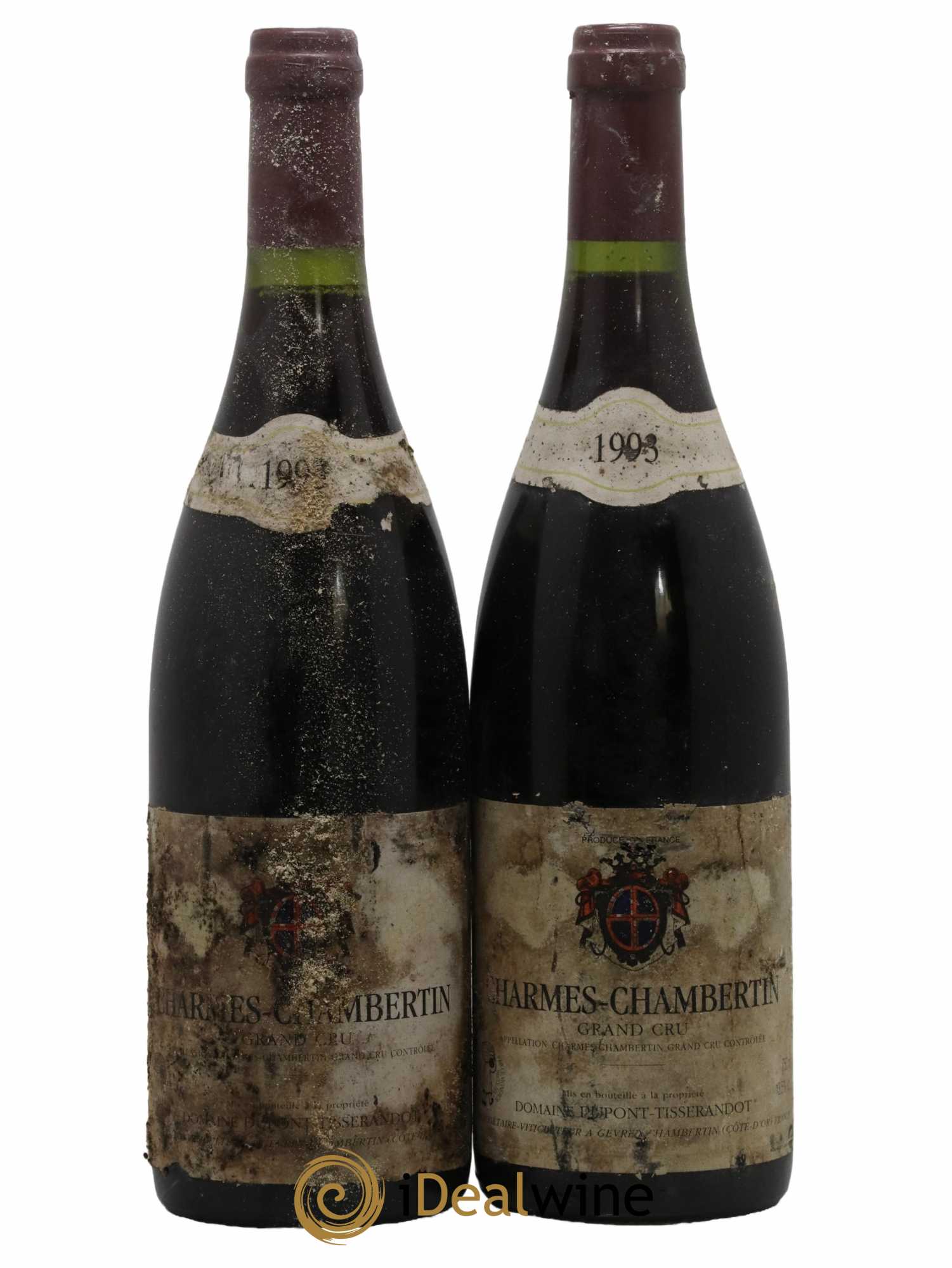 Charmes-Chambertin Grand Cru Dupont-Tisserandot (Domaine) 1993 - Lot de 2 bouteilles - 0