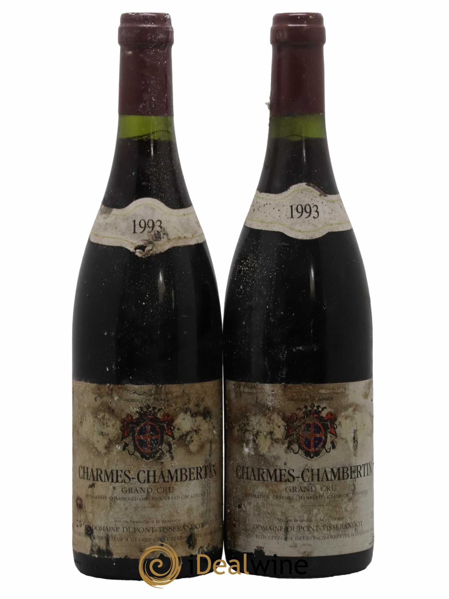 Charmes-Chambertin Grand Cru Dupont-Tisserandot (Domaine) 1993 - Lot de 2 bouteilles - 0