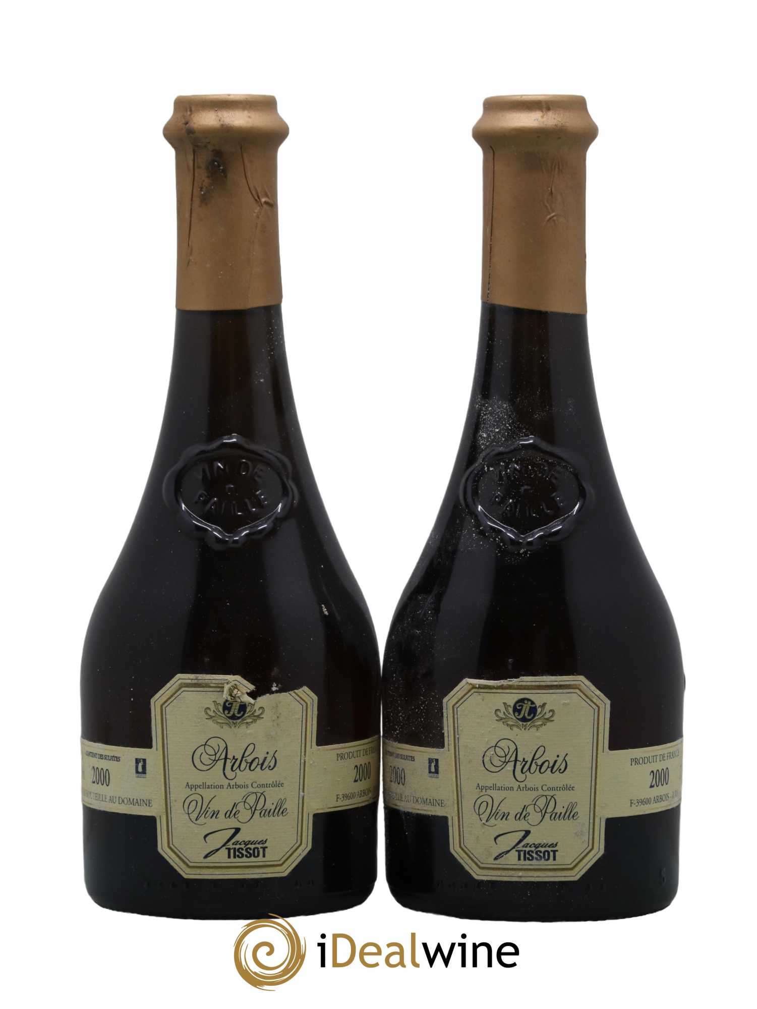 Arbois Vin de Paille Jacques Tissot 2000 - Posten von 2 Demi-Flaschen - 0